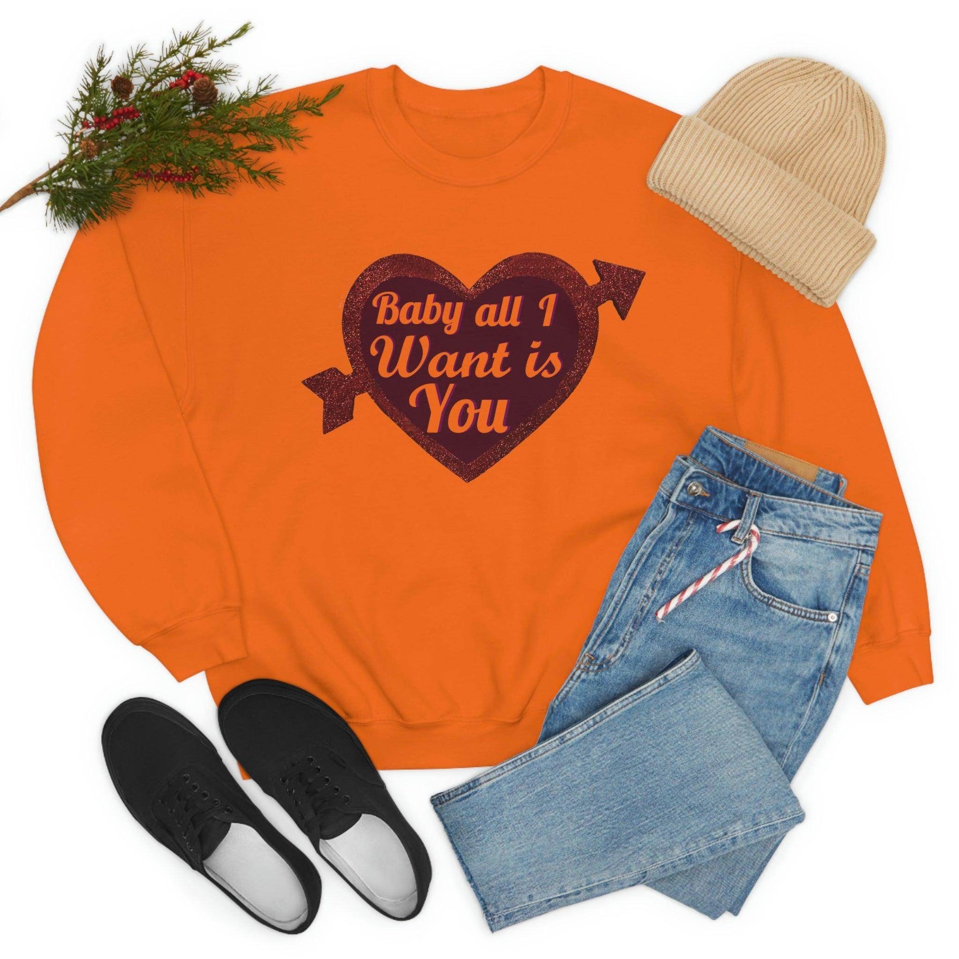 Baby all I want is You Sweatshirt - Giftsmojo