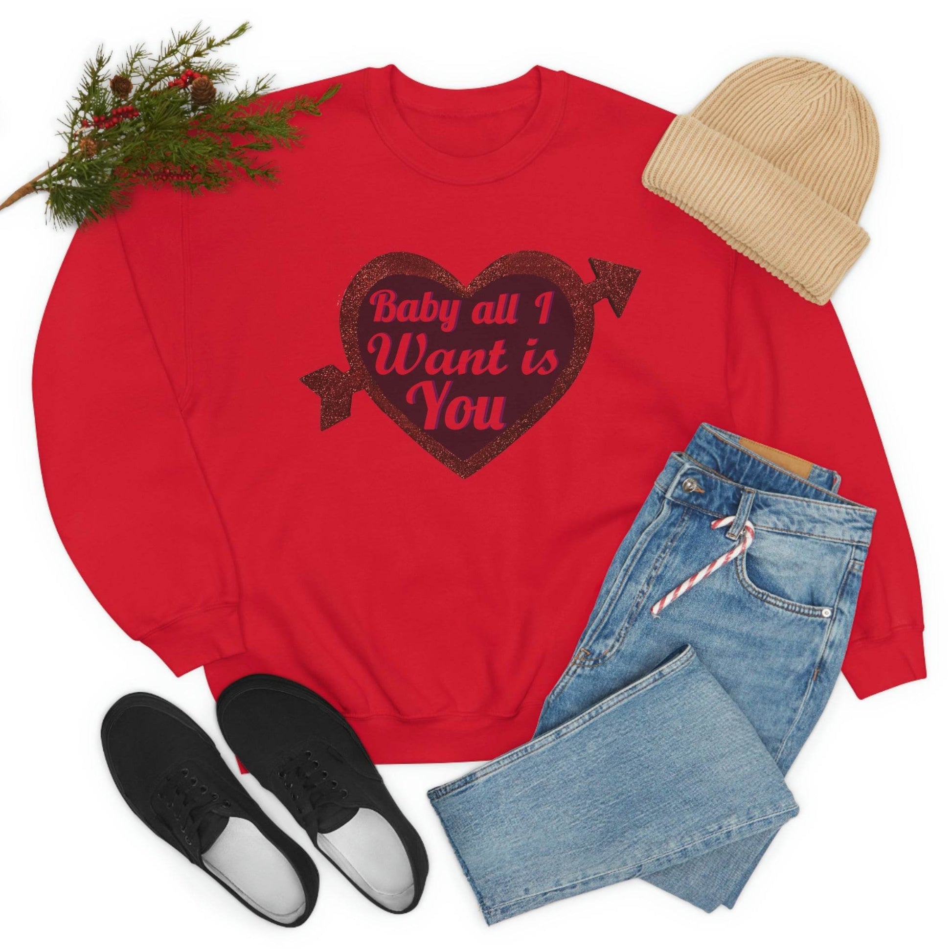 Baby all I want is You Sweatshirt - Giftsmojo