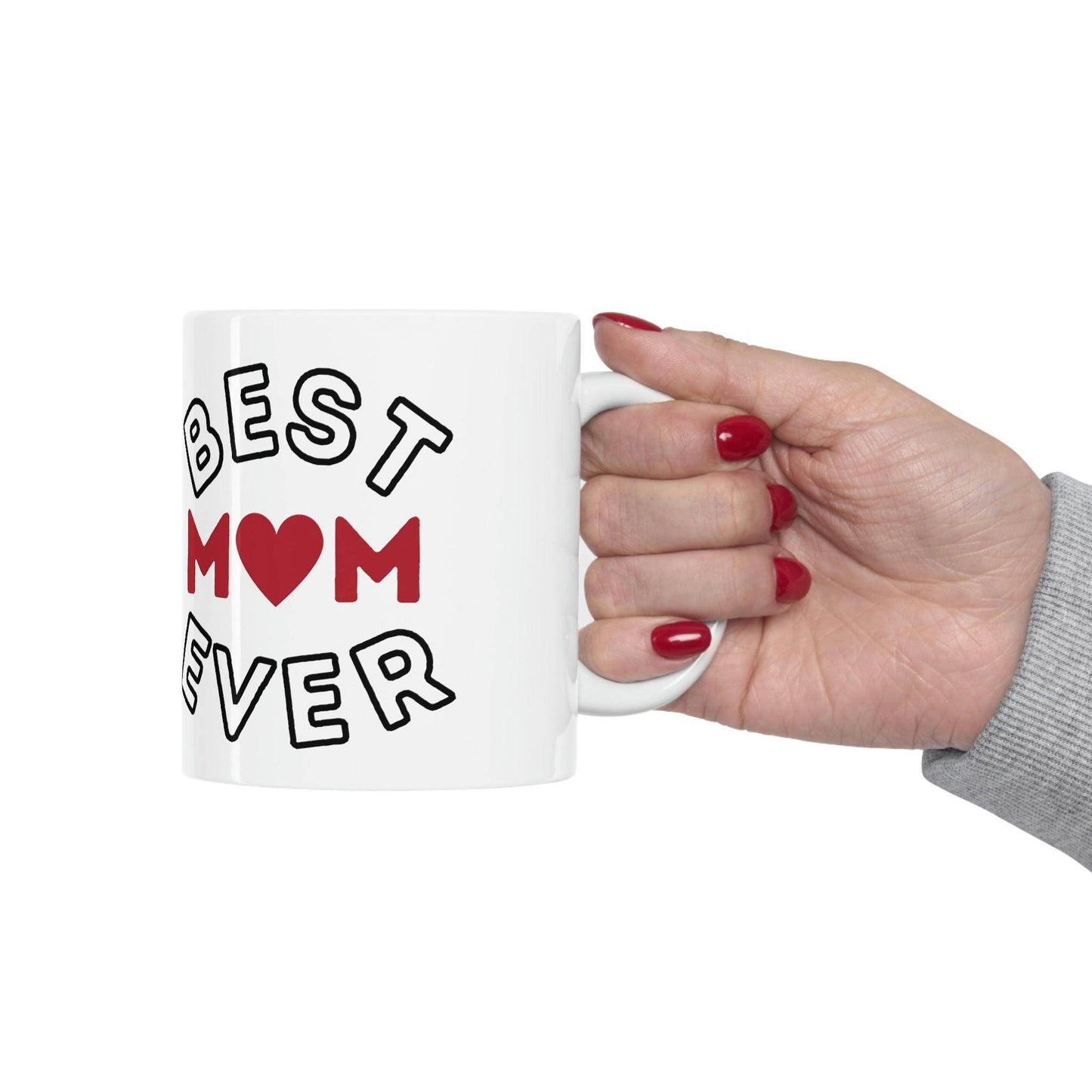 Best Mom Ever Mug, gift for mom on mothers day, Birthday gift for mom, gift for her, coffee mug for her, hot cocoa mug, gift for coffee lover - Giftsmojo