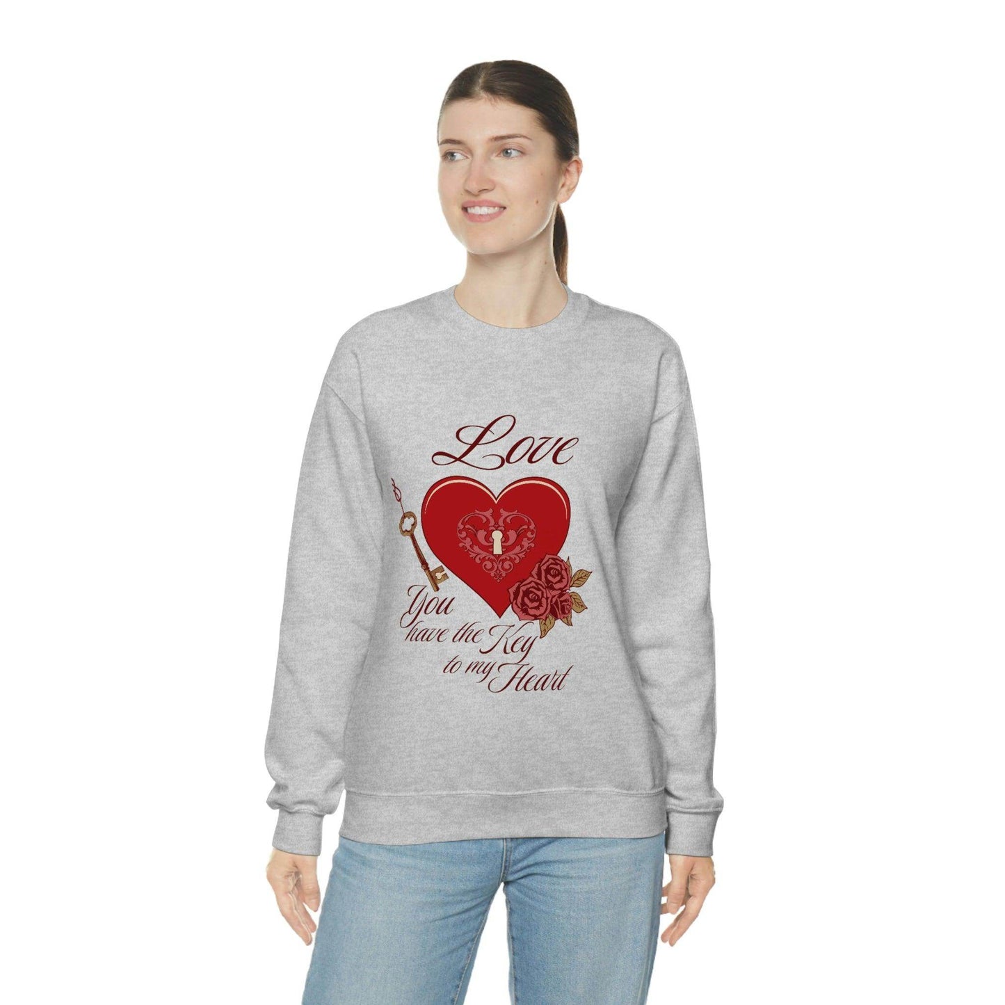 Love you have the key to my heart Sweatshirt - Giftsmojo