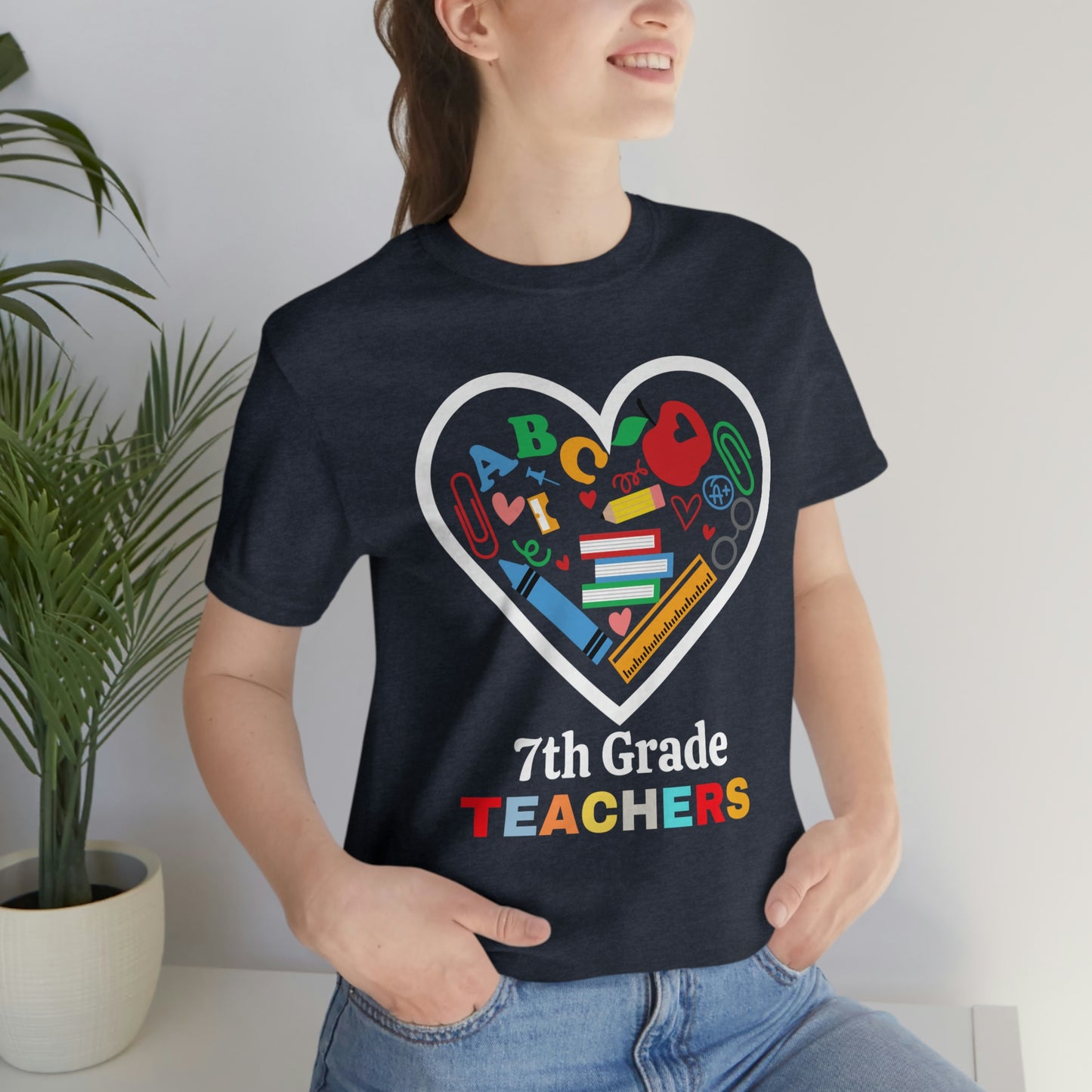 Love 7th Grade Teacher Shirt - Teacher Appreciation Shirt - Gift for Teachers - 7th Grade shirt