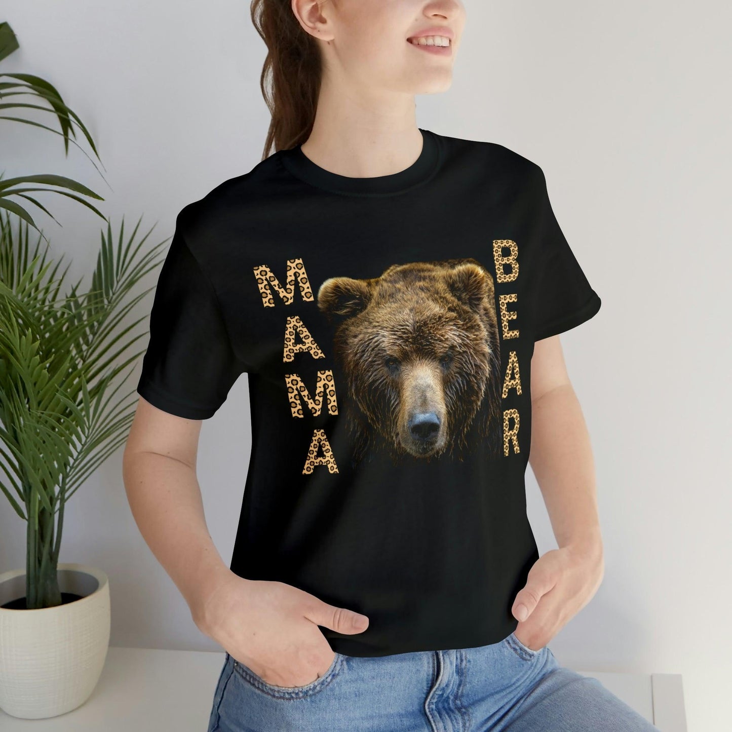 Mothers day shirt | Leopard Print Mama Bear Shirt | Mama Bear Tshirt, Funny mom shirt | best mom shirt | Momma Bear Gift, - Giftsmojo