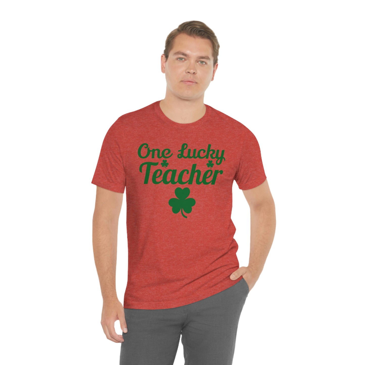 One Lucky Teacher Shirt feeling Lucky St Patrick's Day shirt - Funny St Paddy's day Funny Shirt