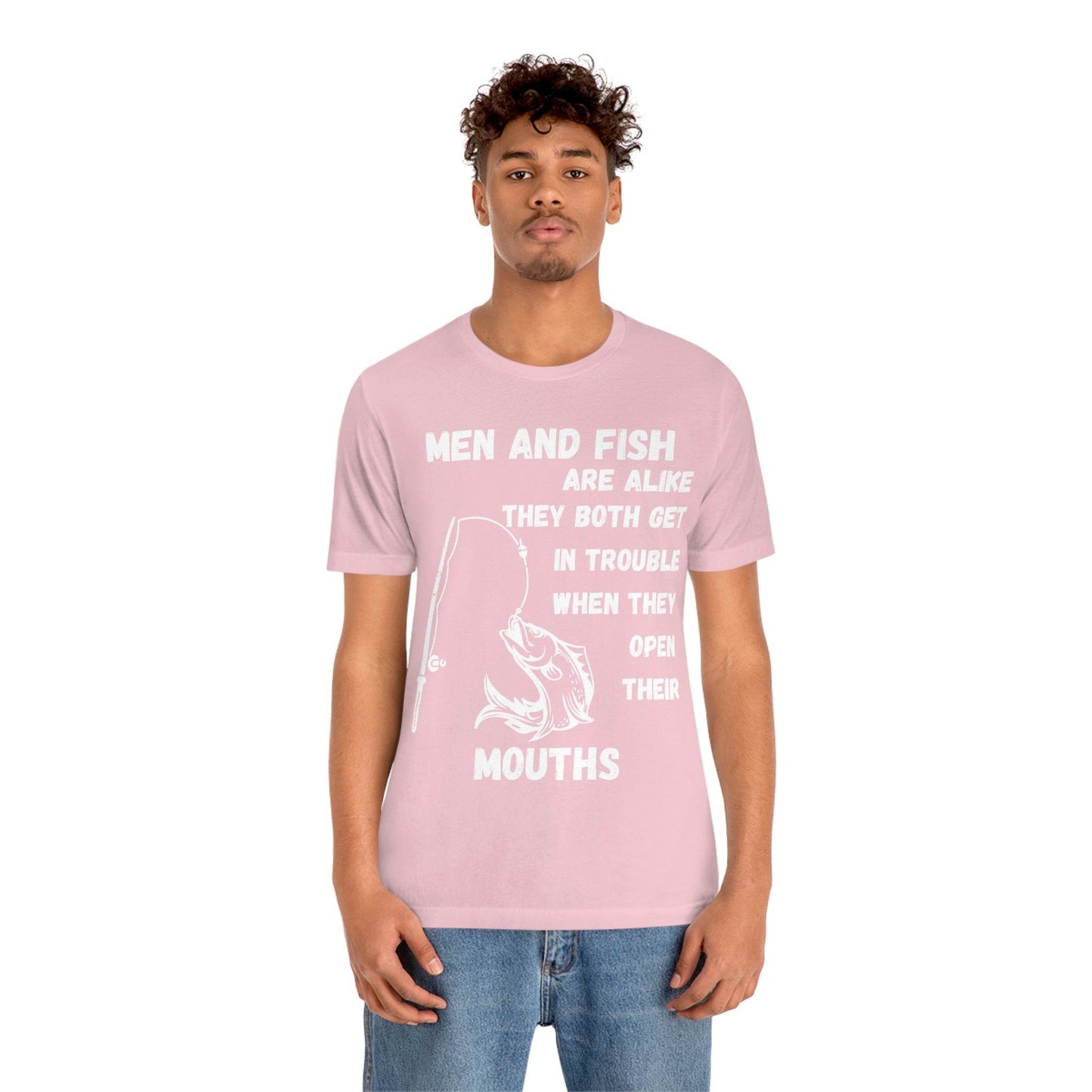 Men and Fish are Alike - Funny fishing shirt - Giftsmojo