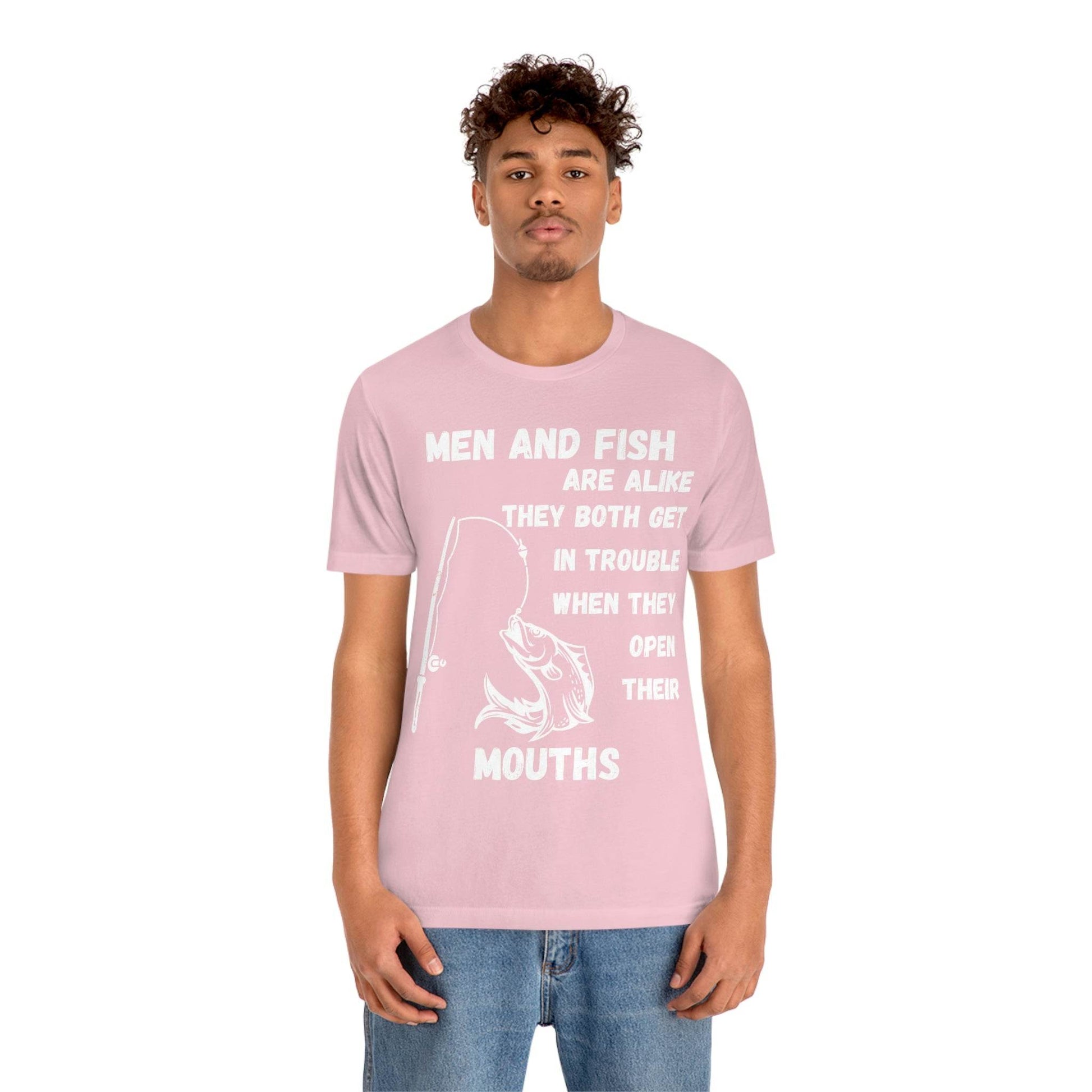 Men and Fish are Alike - Funny fishing shirt - Giftsmojo