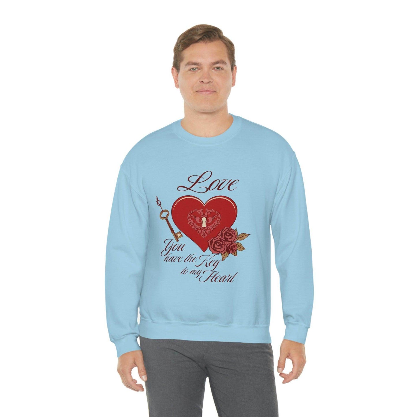 Love you have the key to my heart Sweatshirt - Giftsmojo
