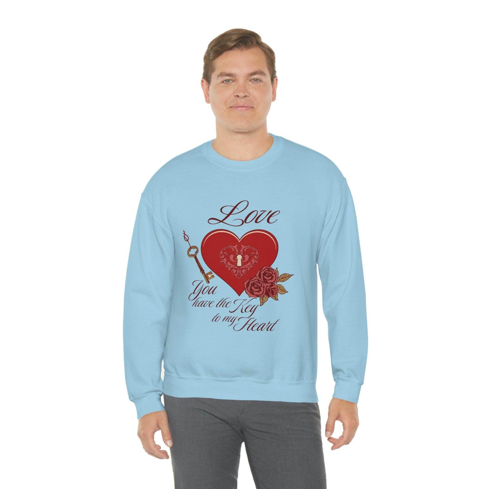 Love you have the key to my heart Sweatshirt - Giftsmojo
