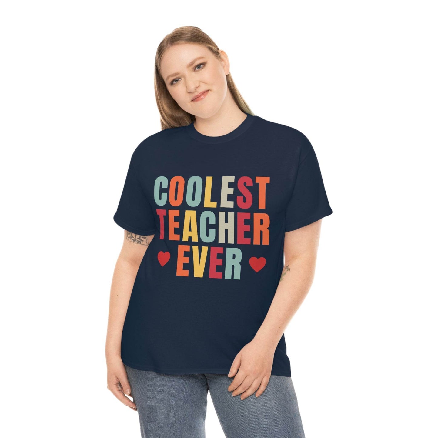 Coolest Teacher Ever T-Shirt - teacher gift - teacher appreciation - Giftsmojo