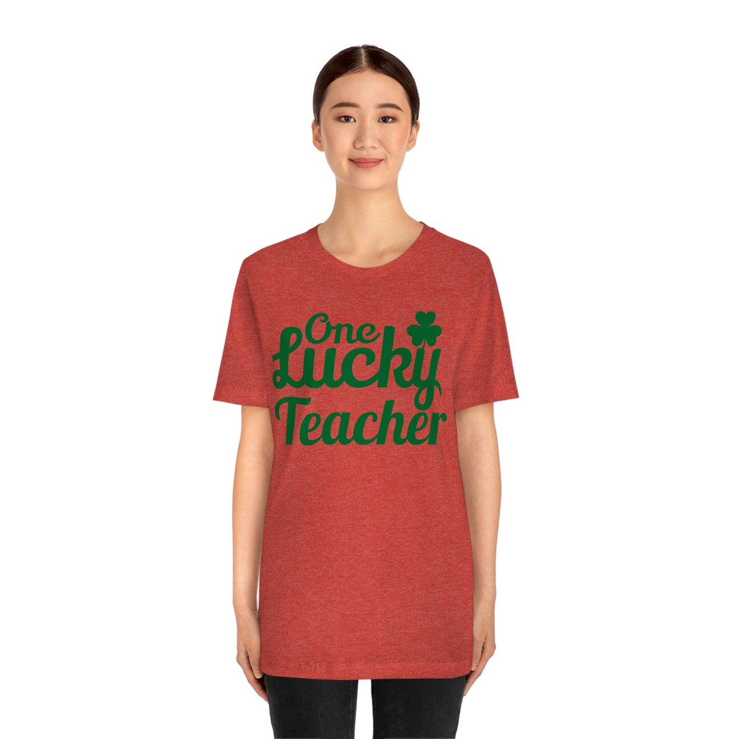 One Lucky Teacher Shirt feeling Lucky St Patrick's Day shirt - Funny St Paddy's day Funny Shirt