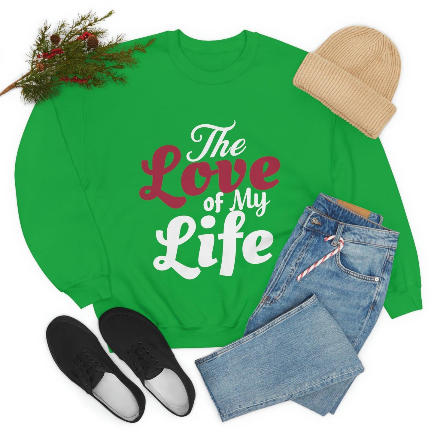 Love Sweatshirt, Love Shirt, Gift For Fiance, Newlywed Gift, Gift For Wife, Engagement Shirt,The Love of My Life, Valentine's day gift