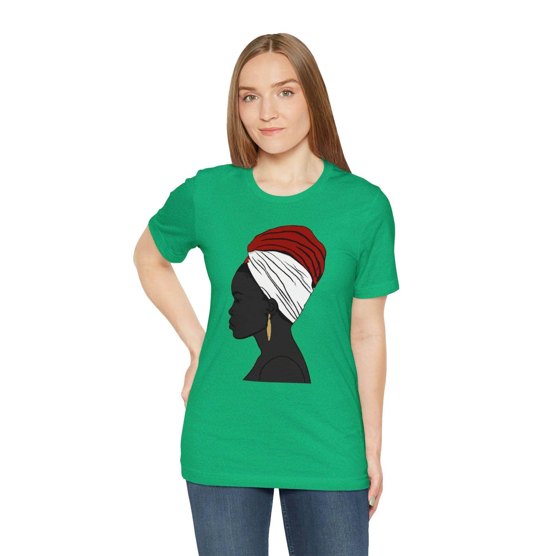African Woman Art Shirt, Black Queen Shirt - Giftsmojo