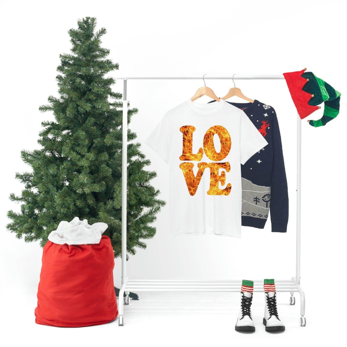love fire big Tee - Giftsmojo