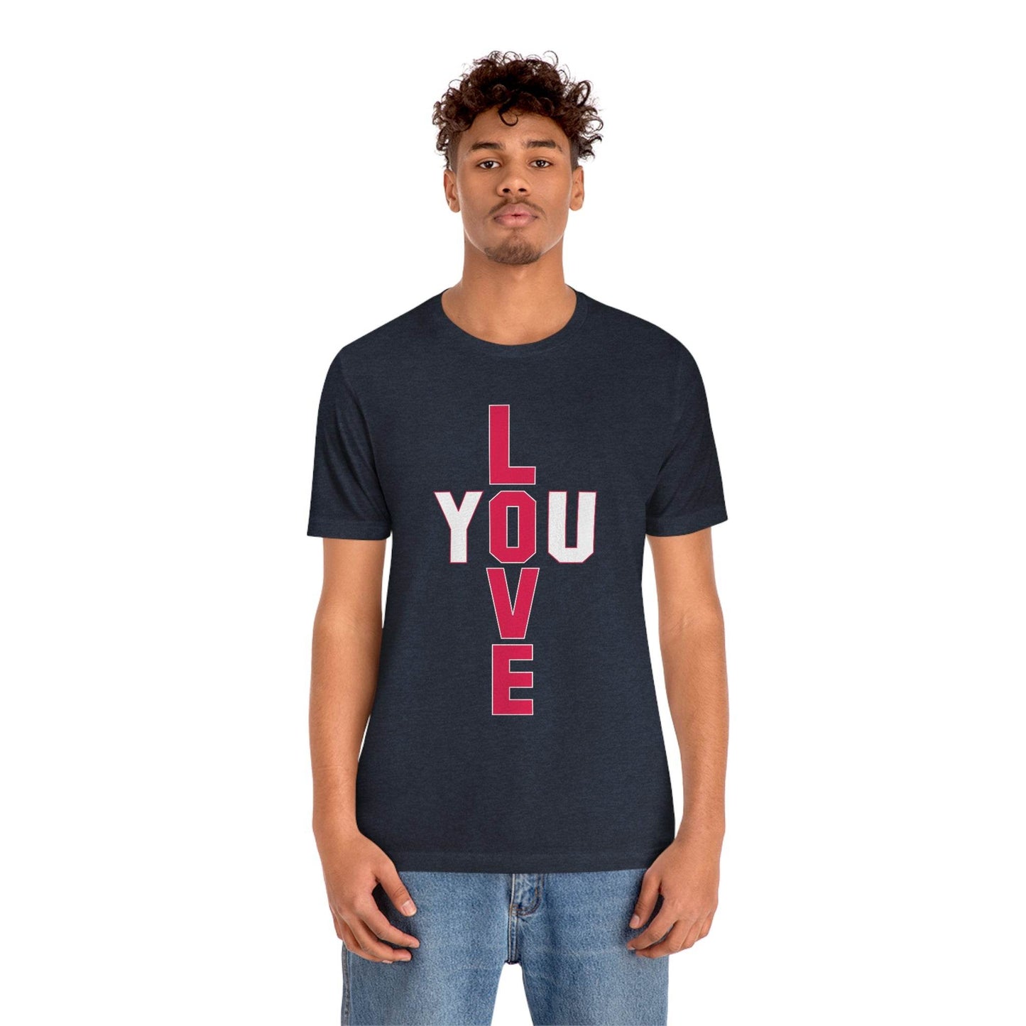 T-shape Love you Tee - Giftsmojo