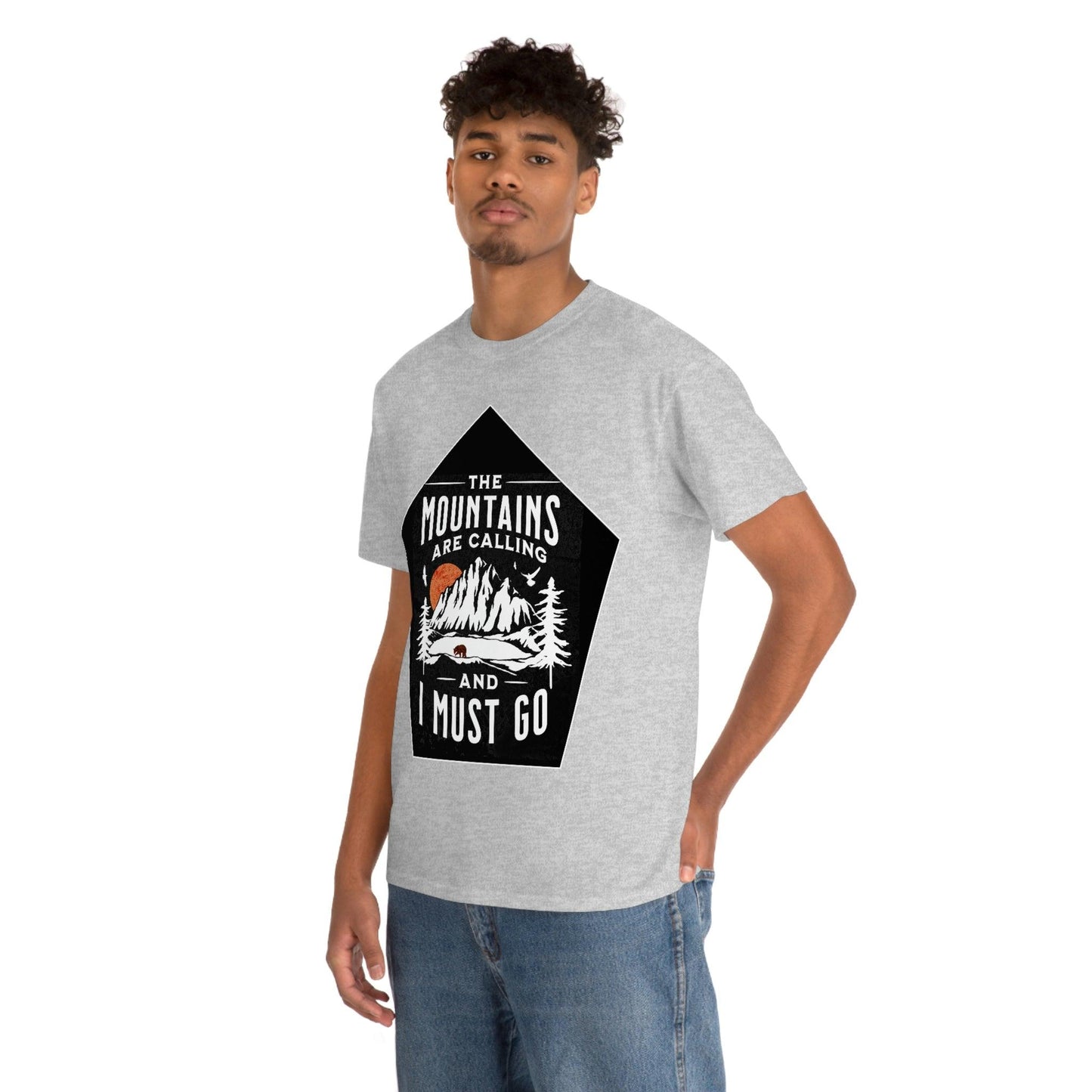 The Mountains are Calling and I Must Go Tee - Giftsmojo