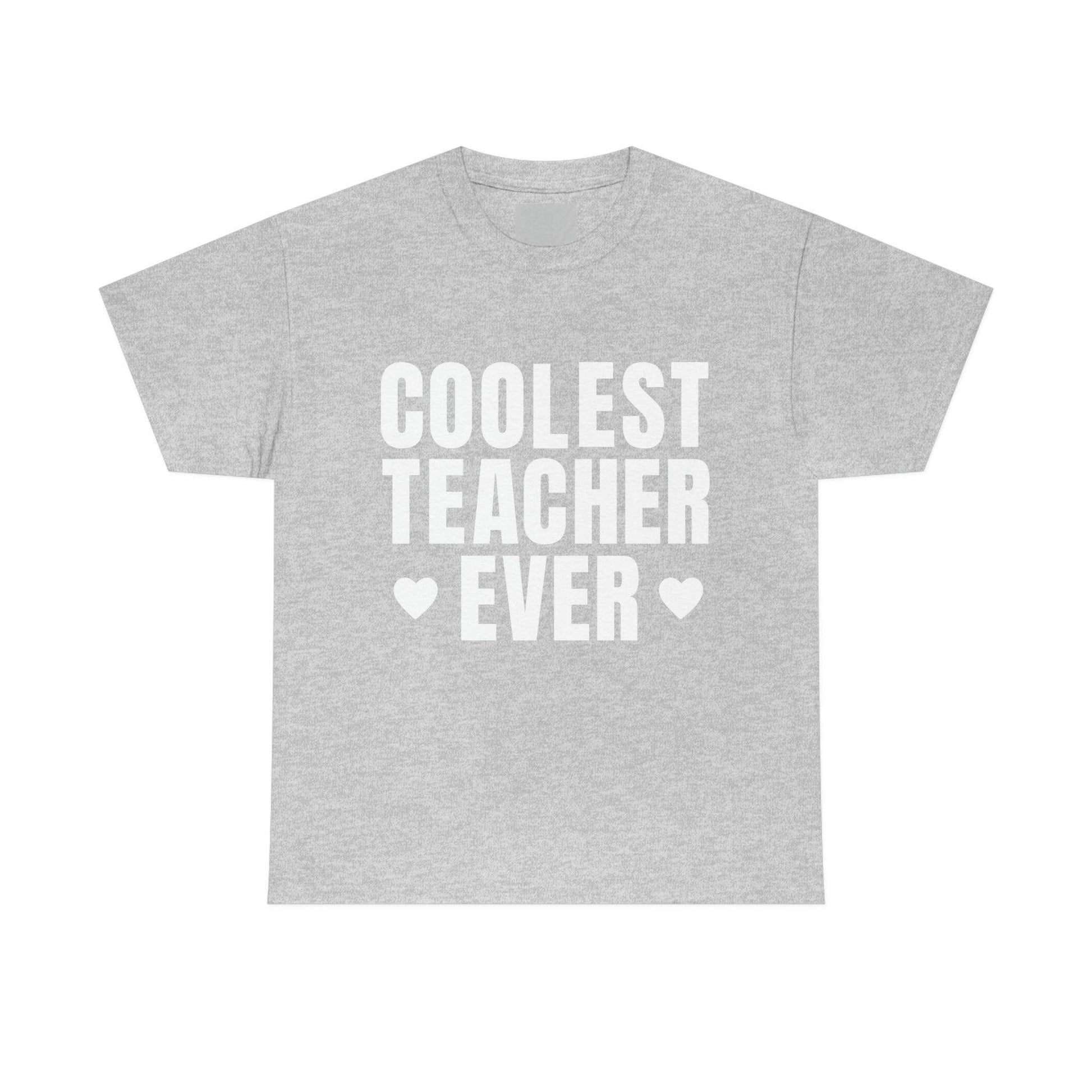 Coolest Teacher Ever Tee - Giftsmojo