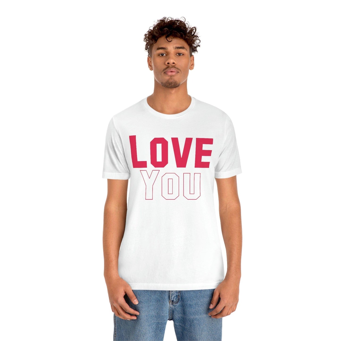Love you T-shirt - Giftsmojo