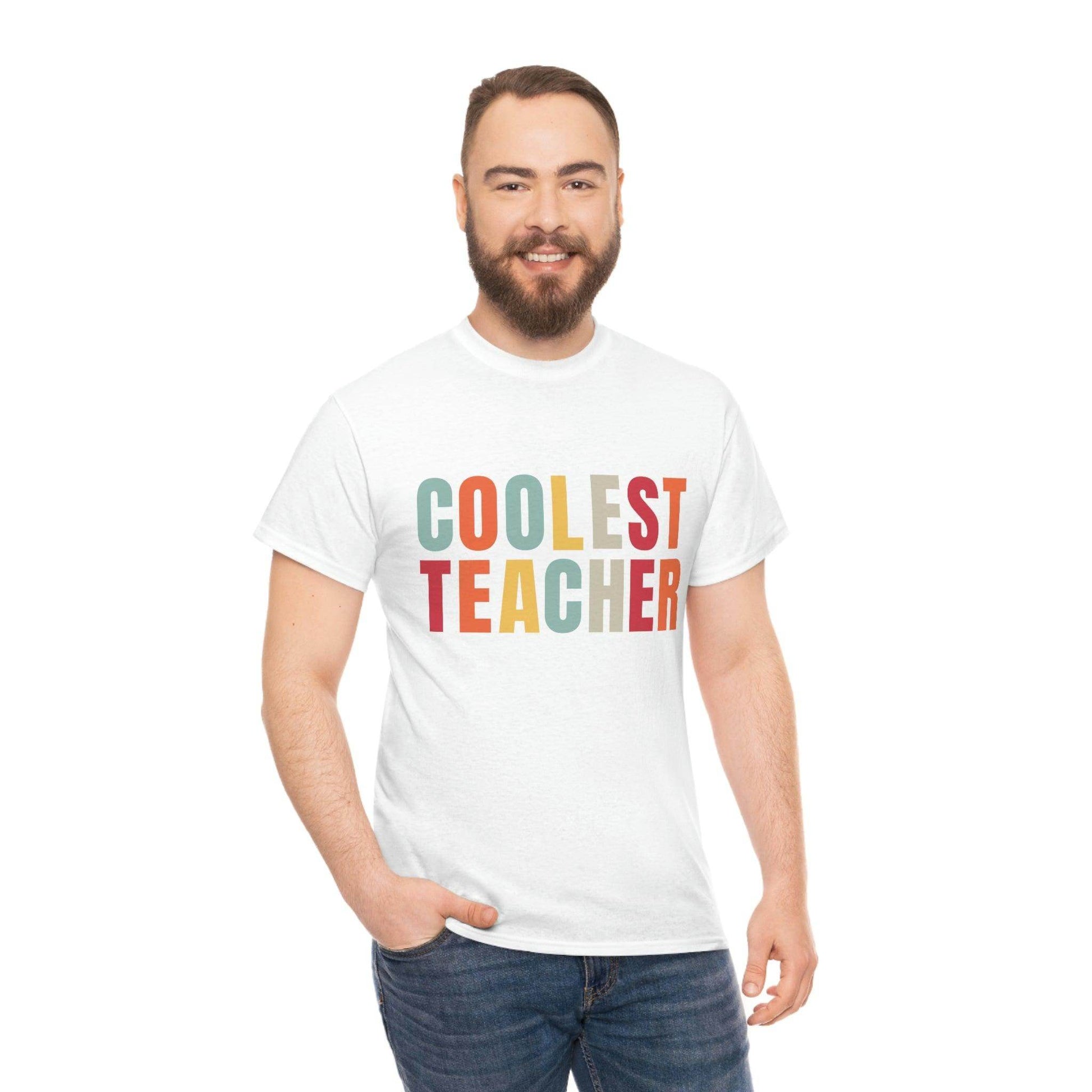 Teacher appreciation gift - Coolest Teacher Shirt - Teacher shirt - Giftsmojo