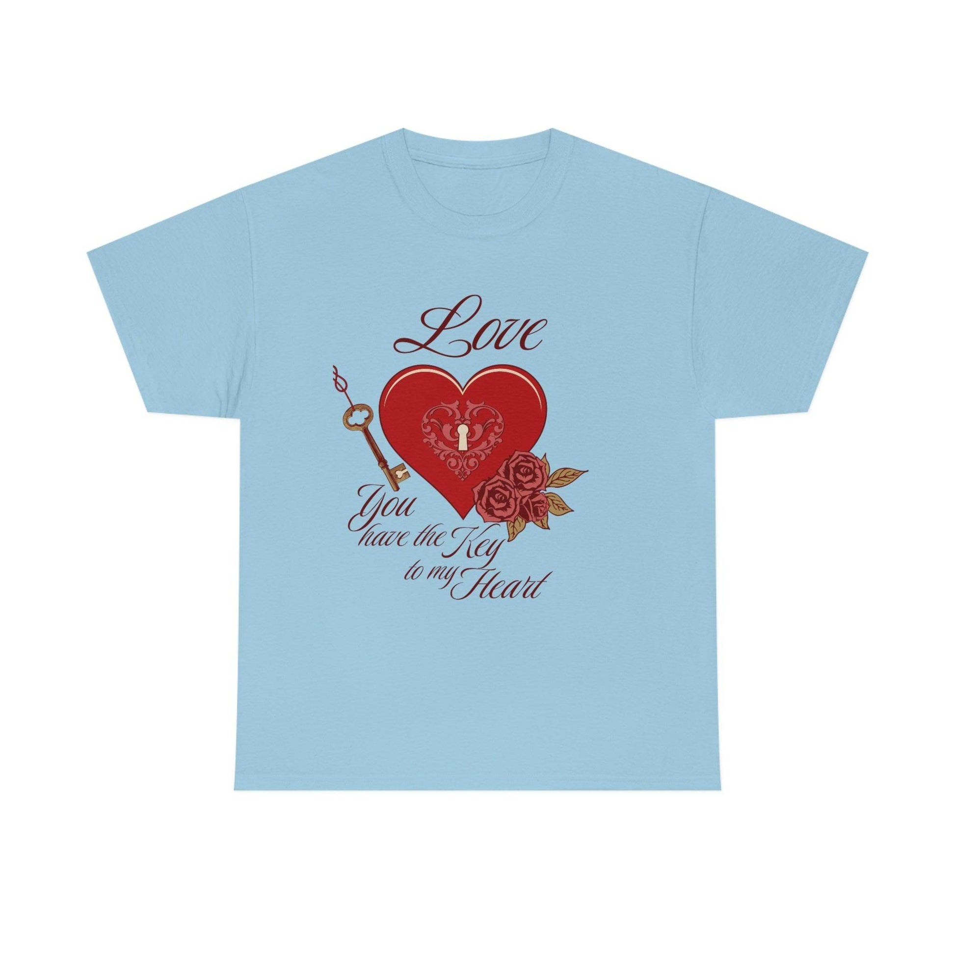 Love you have the keys to my heart Tee - Giftsmojo
