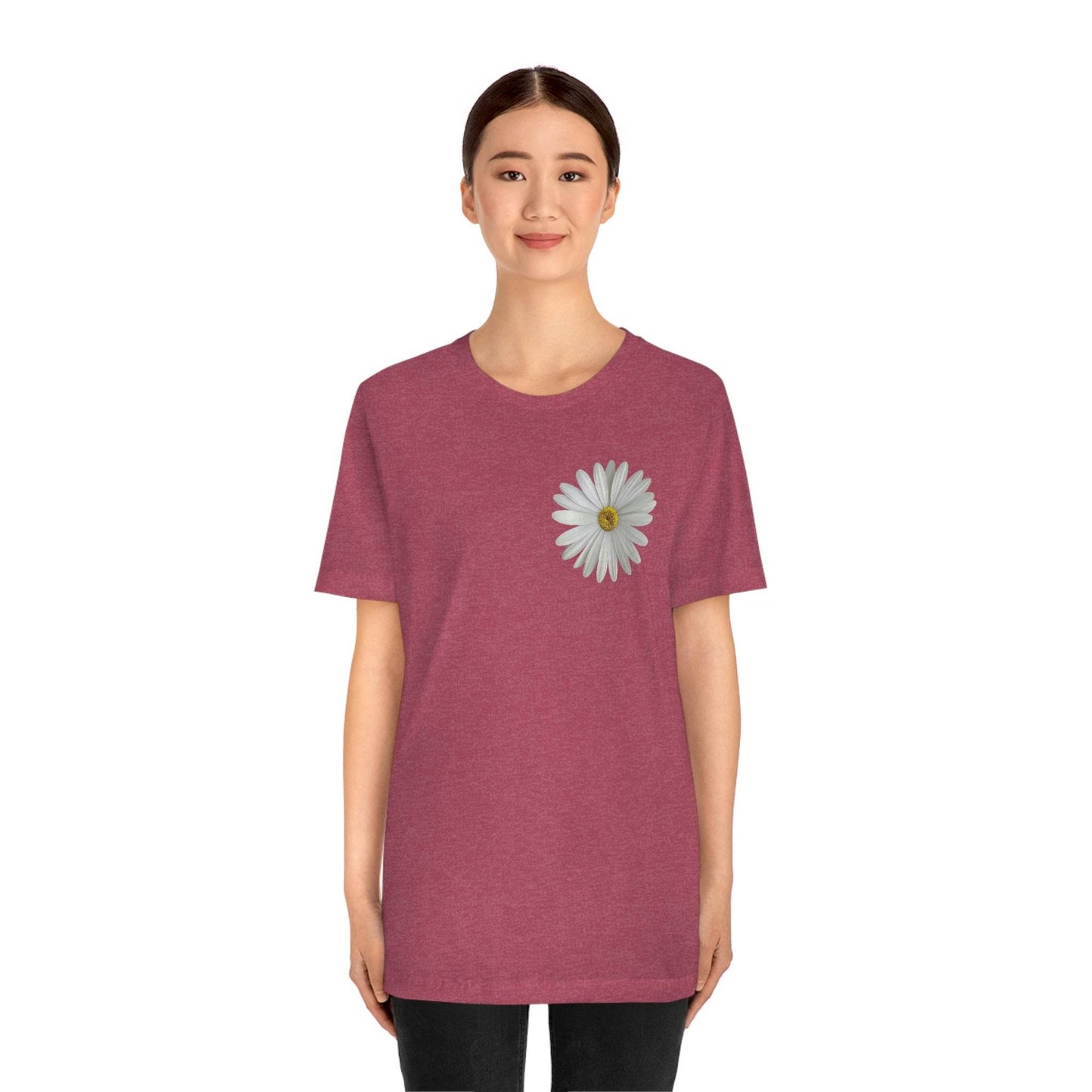 Daisy Shirt Floral Shirt Gift, Boho Shirt, Birth Month Flower, Gift For Mom, Daisy Women Shirt Flower Tee Summer Shirt, - Giftsmojo