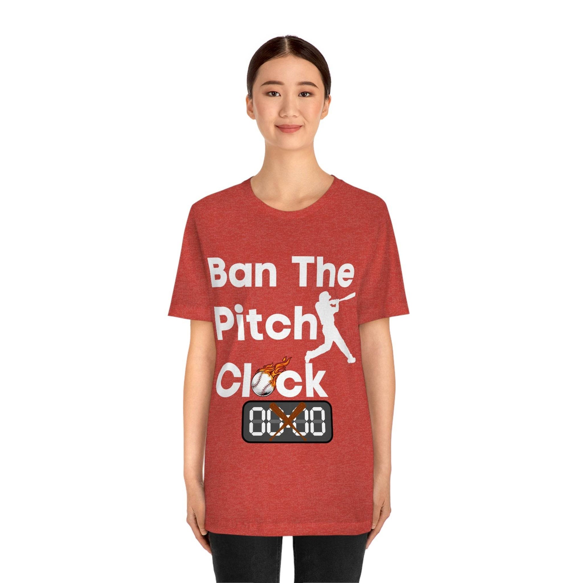 Ban The Pitch Clock in Baseball - Ban Baseball Pitch Clock - Giftsmojo