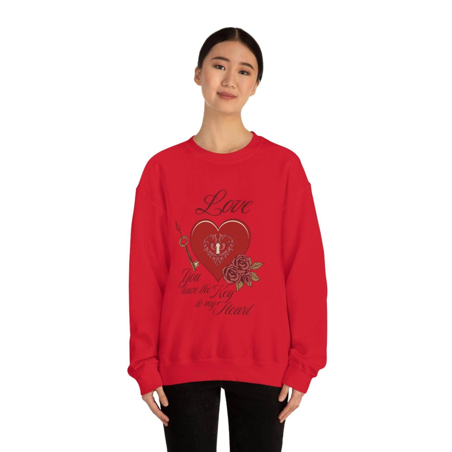 Love you have the key to my heart Sweatshirt - Giftsmojo