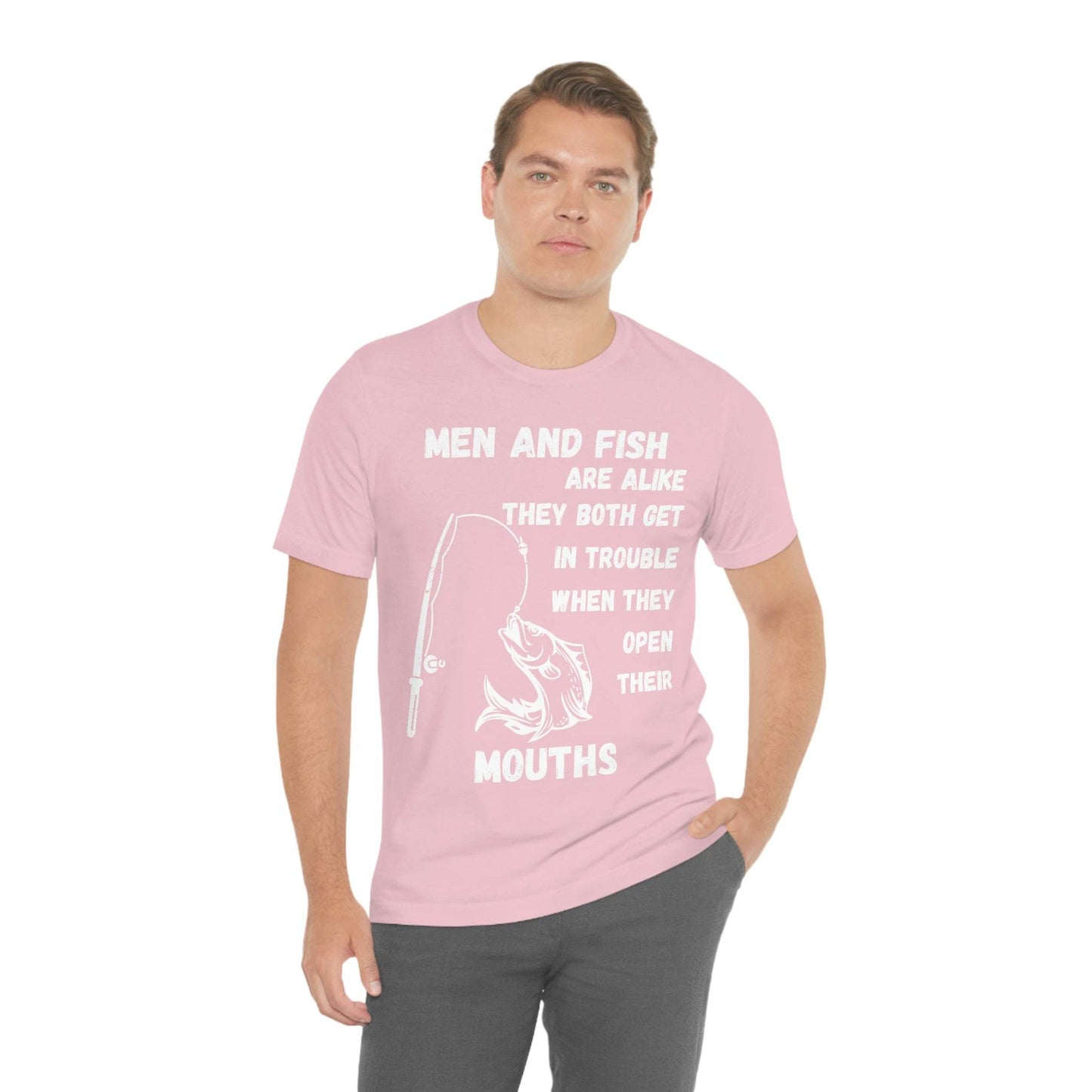 Men and Fish are Alike - Funny fishing shirt - Giftsmojo