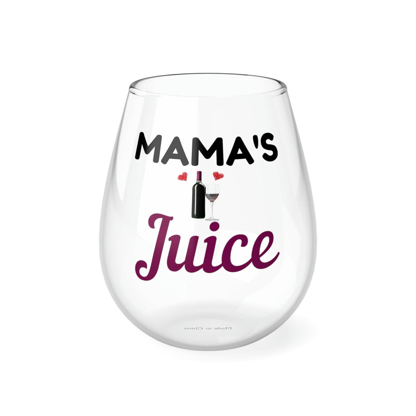 Mom wine glass Mama's Juice Wine Glass - Mother's Day Wine glass Gift for Mom - Giftsmojo
