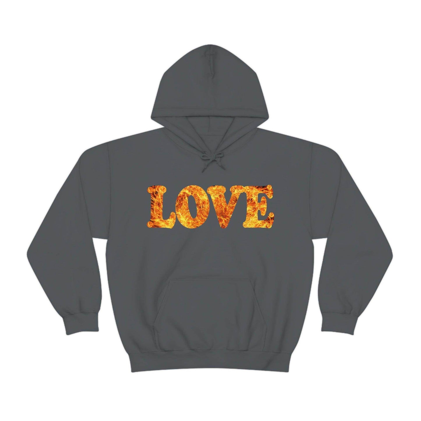 Love Fire Hooded Sweatshirt - Giftsmojo