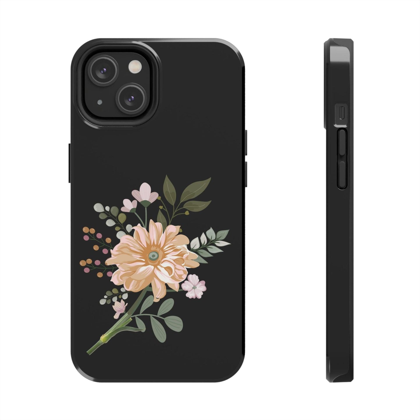 Floral Phone case, Tough Phone Cases, Mom Phone Case fit for iPhone 14 Pro, 13, 12, 11 Pro Max, Xr, Xs, 8+, 7, And Samsung S6