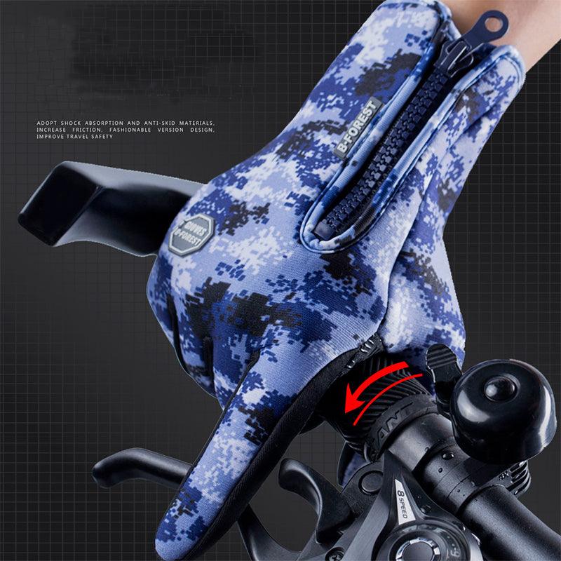Winter Gloves Touch Screen Riding Motorcycle Sliding Waterproof Sports Gloves With Fleece - Giftsmojo