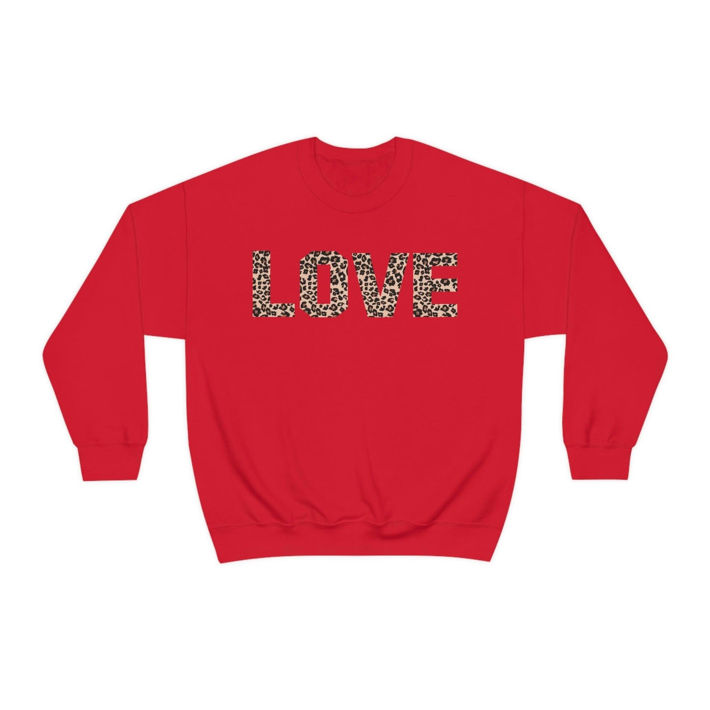 Leopard print love Sweatshirt