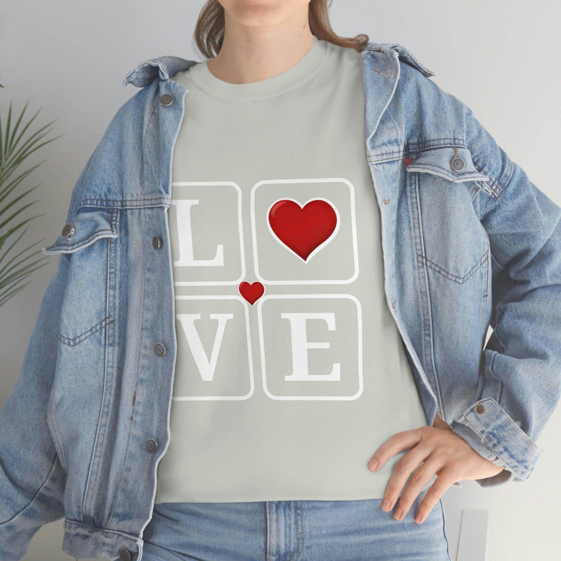 Love square Hearts Shirt, Great Gift for Valentine's day, birthday, engagement, anniversary and many more - Giftsmojo