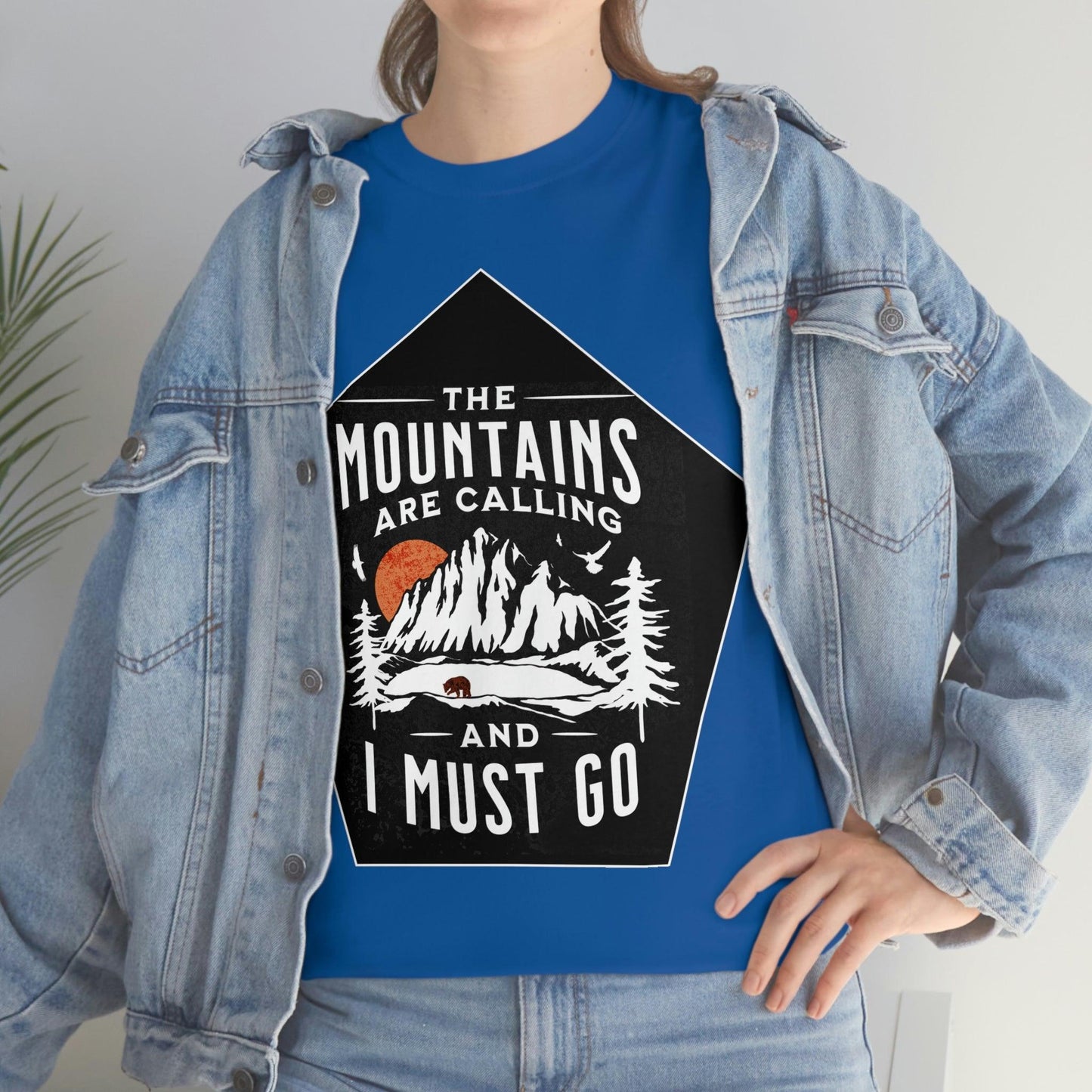 The Mountains are Calling and I Must Go Tee - Giftsmojo
