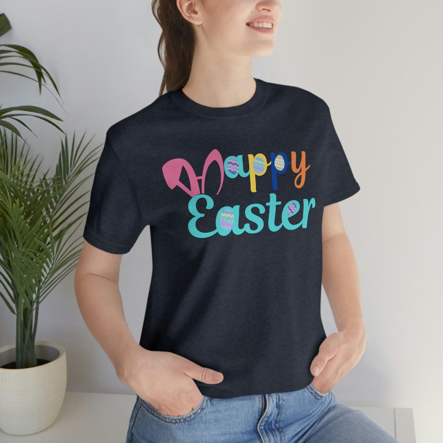 Happy Easter T-shirt, Easter gift for adults, easter shirts