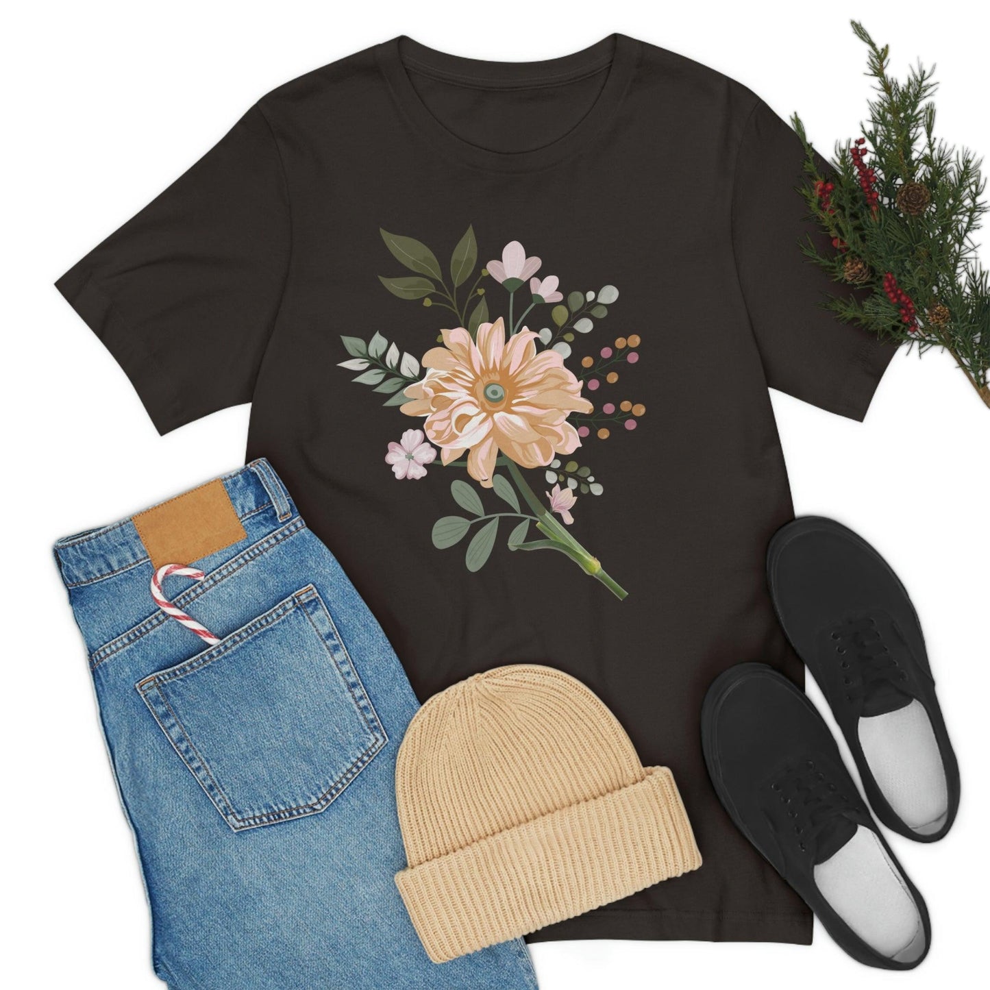 Cute Flower T-shirt - Nature lover Shirt - Cute Flower lover shirt - Giftsmojo