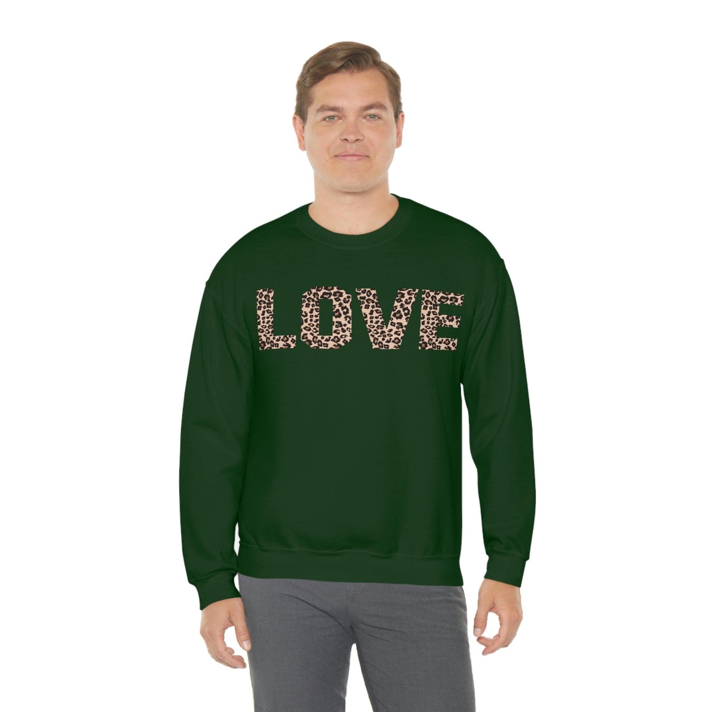Leopard print love Sweatshirt