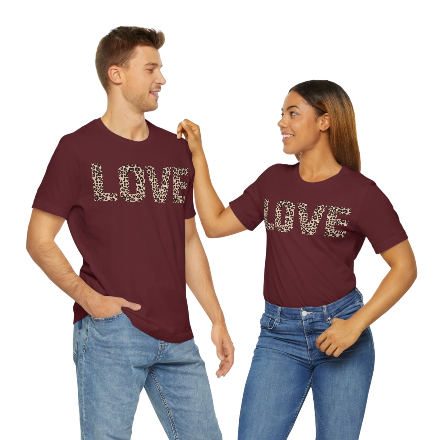 Leopard print love Tee