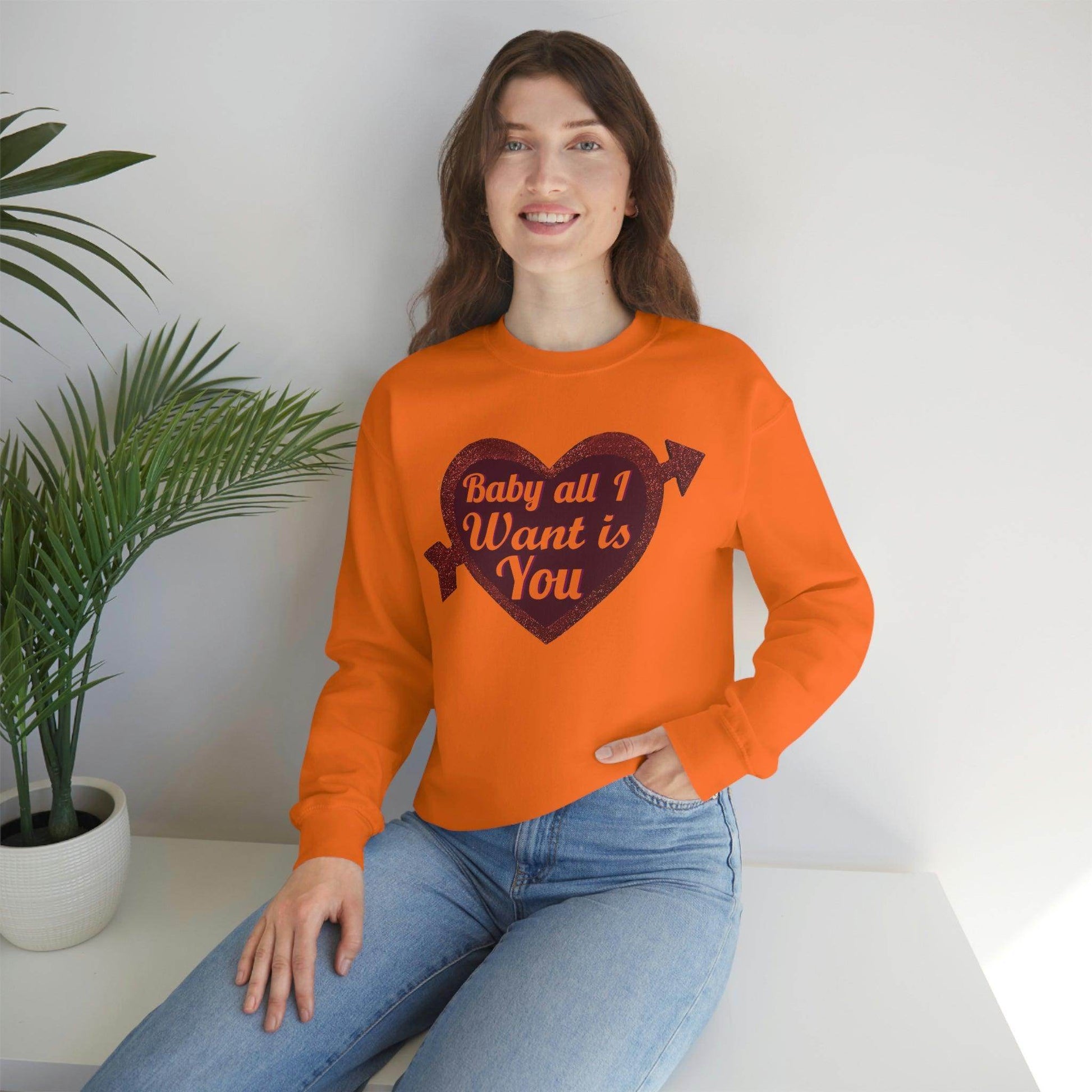 Baby all I want is You Sweatshirt - Giftsmojo