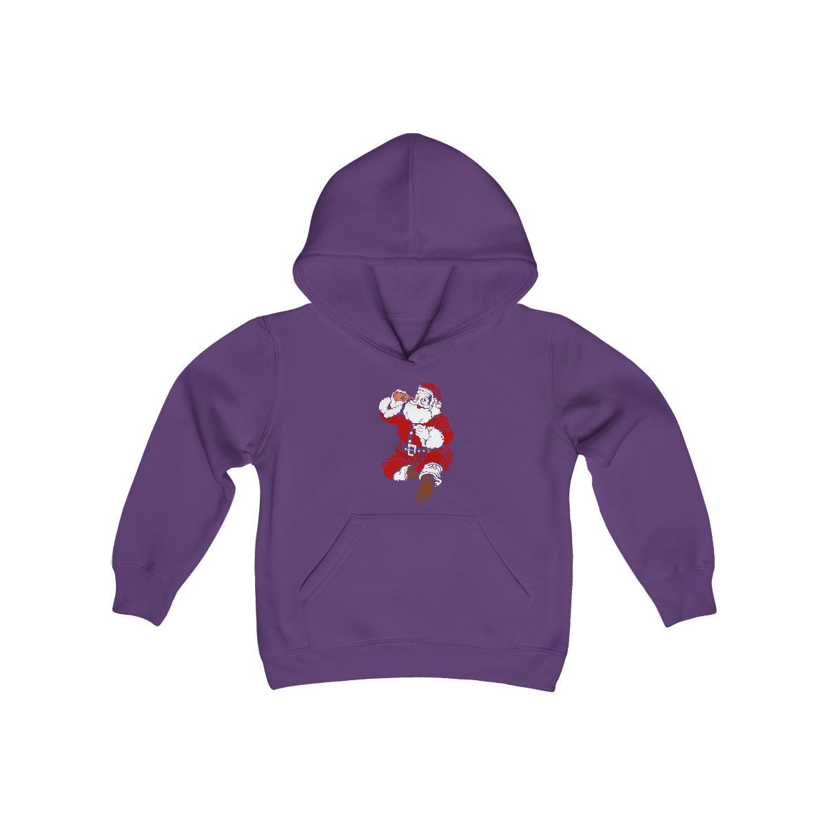 Naughty Santa Youth Heavy Blend Hooded Sweatshirt