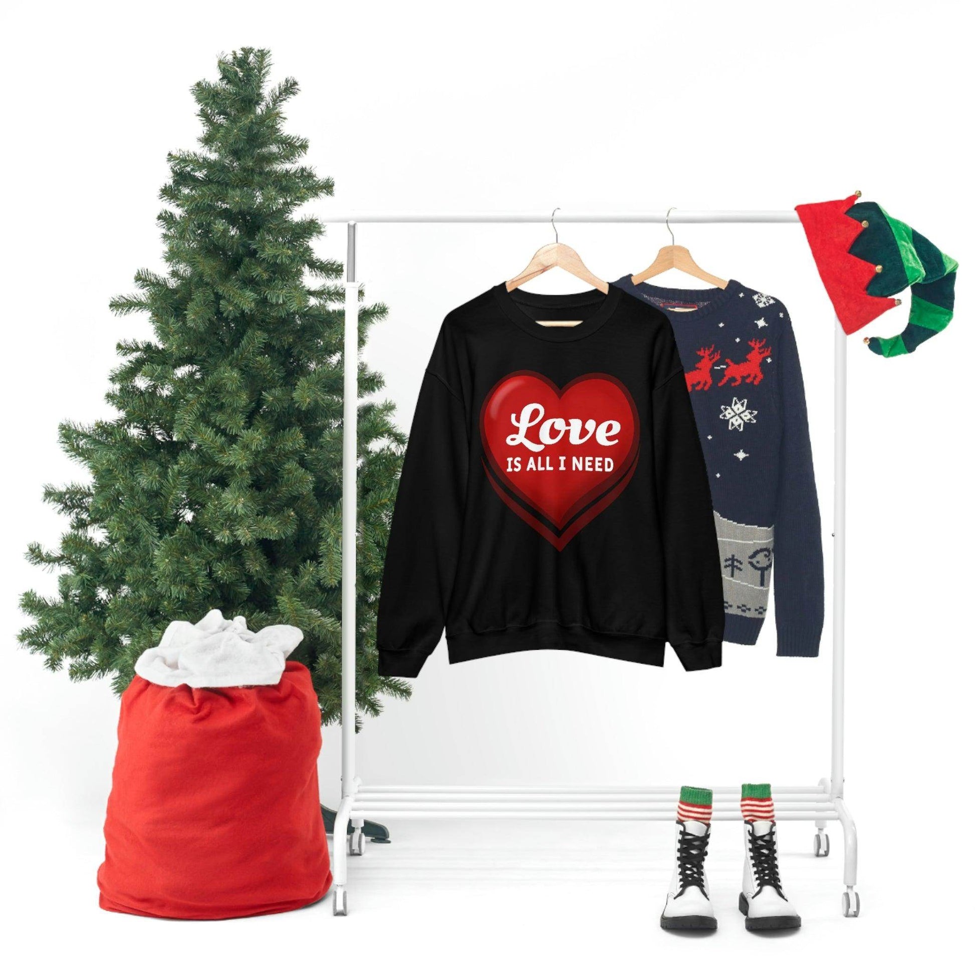Love is all I need Sweatshirt, Valentine gift - Giftsmojo