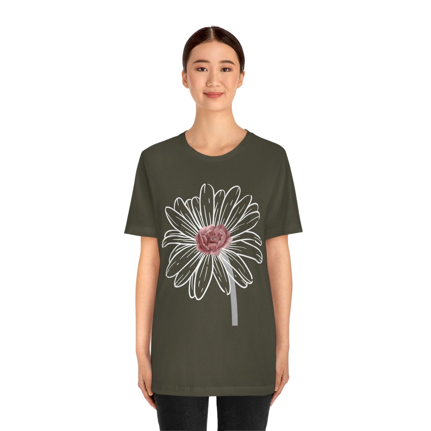 Flower Tshirt, Vintage Flower Shirt, Vintage Botanical Shirt, Vintage T-shirt, Graphic Tshirt, Botanical Print, Wildflower shirt, floral Tee - Giftsmojo