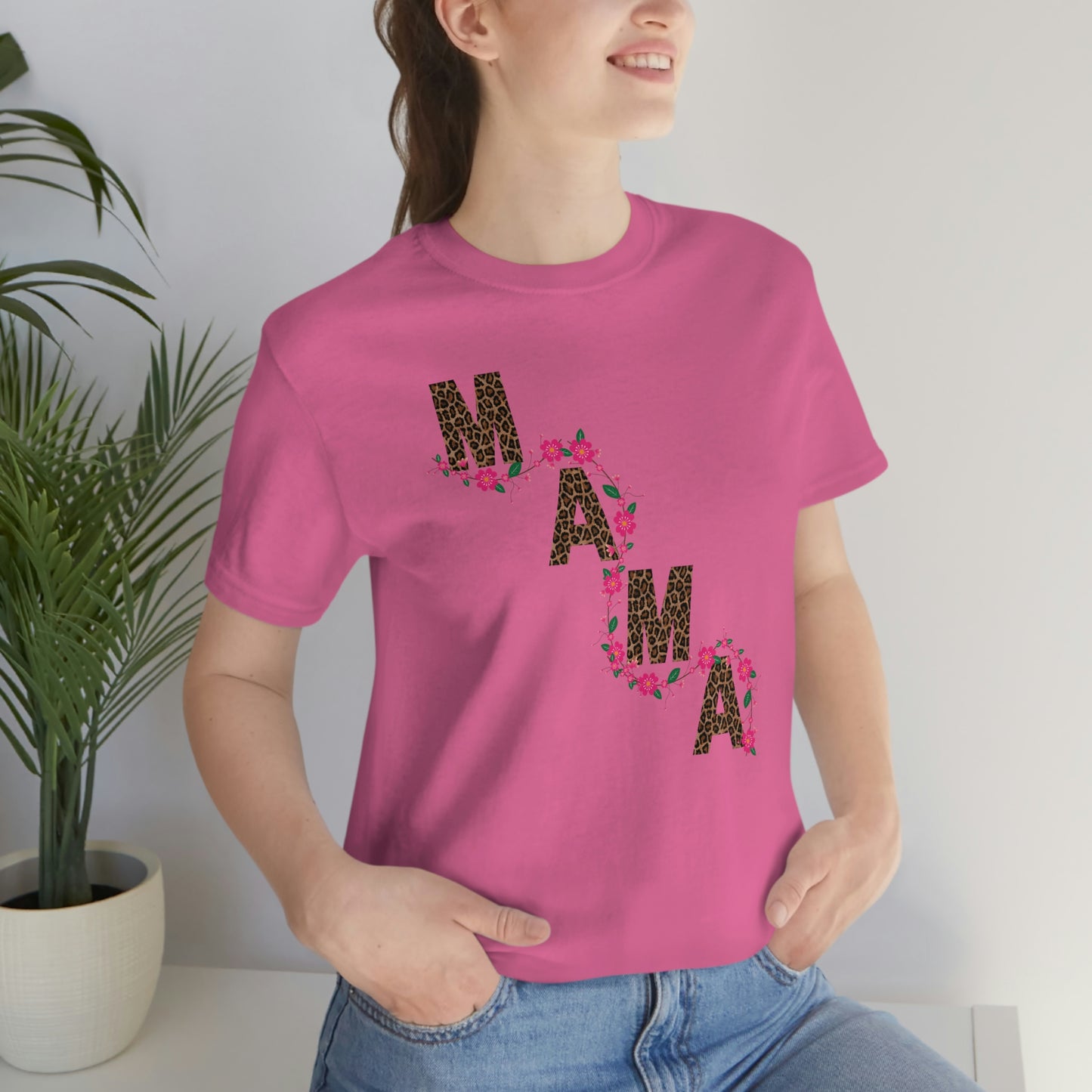 Leopard print Mama shirt Flower mama shirt - Leopard Mama Shirt mothers day shirt new mom shirt
