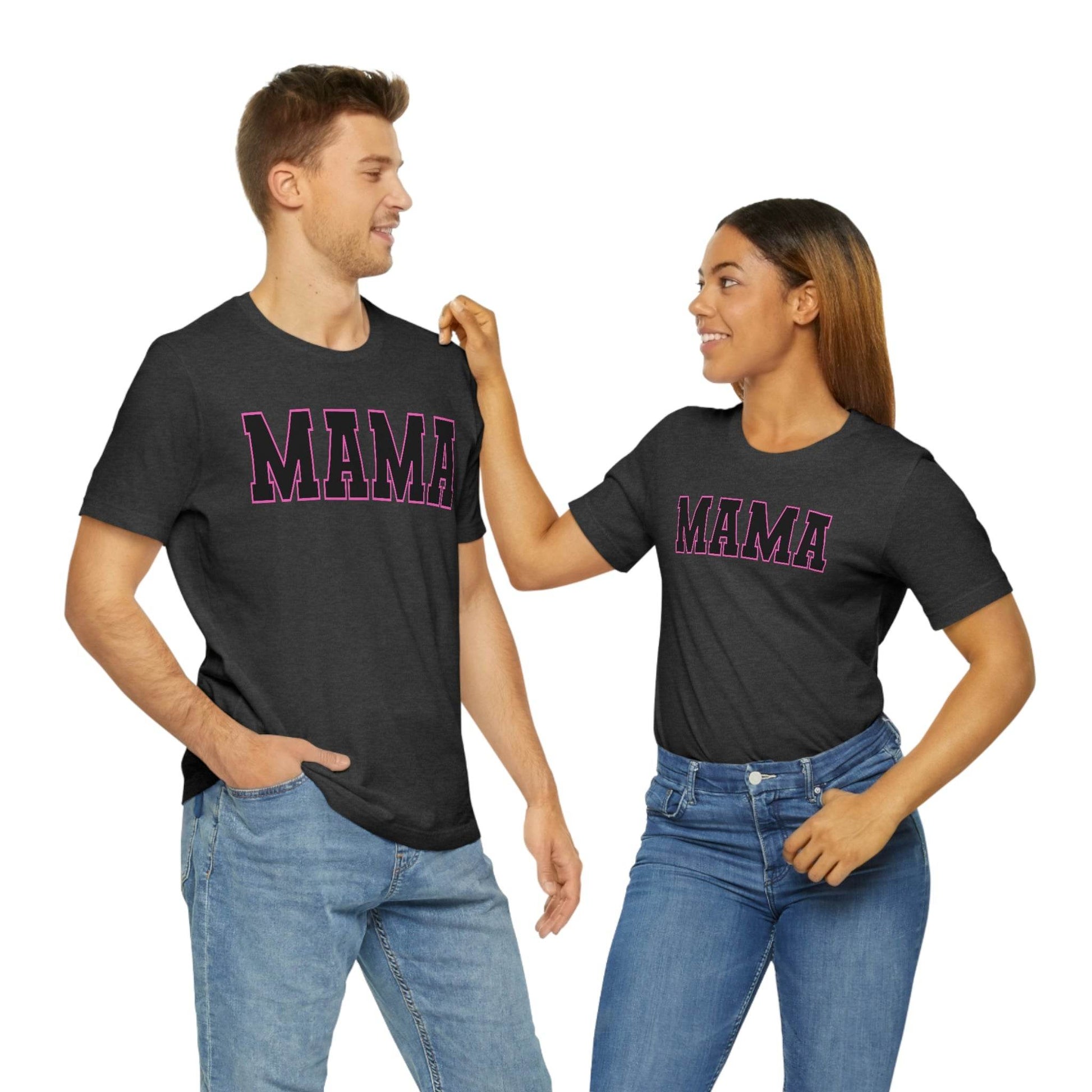 Cute Mama shirt mom shirt gift for her - mothers day shirt mothers day gift mom life shirt - retro mama shirt boy mama shirt mama t-shirt - Giftsmojo