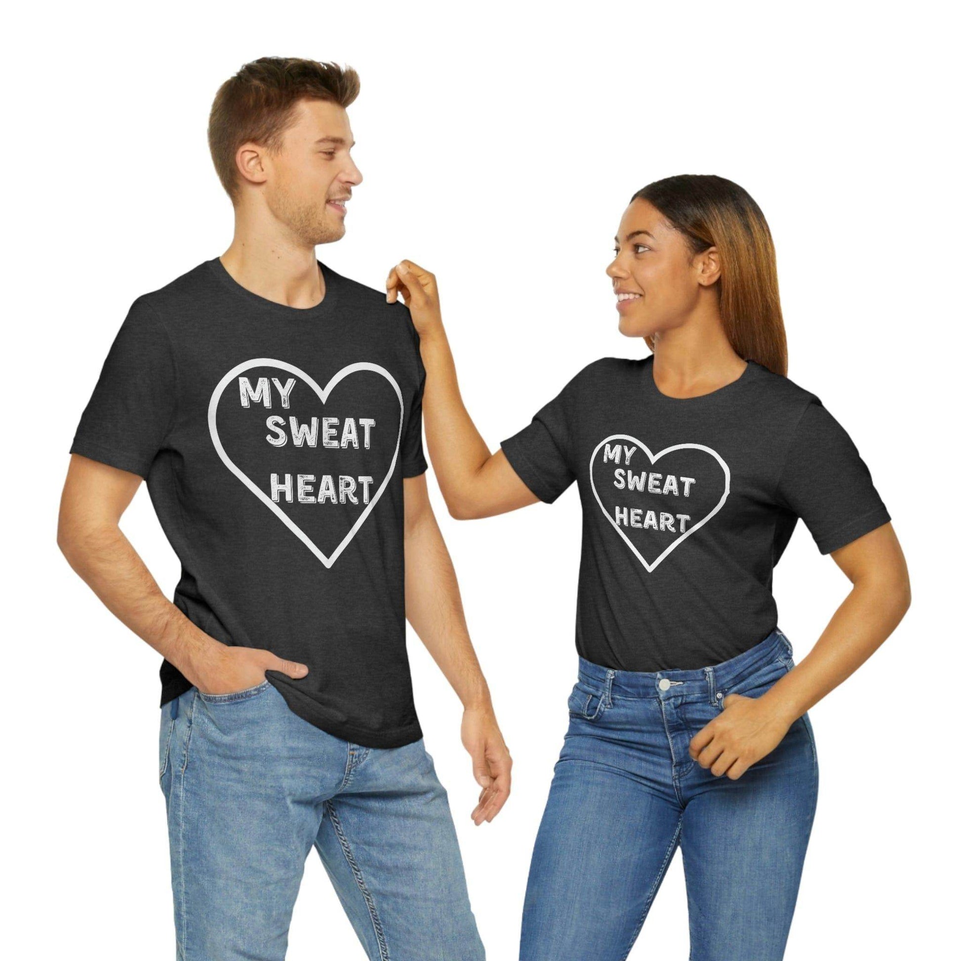 My Sweat Heart - Love shirt - Gift for wife - Gift for Husband - Gift for Girlfriend and Boyfriend - Giftsmojo