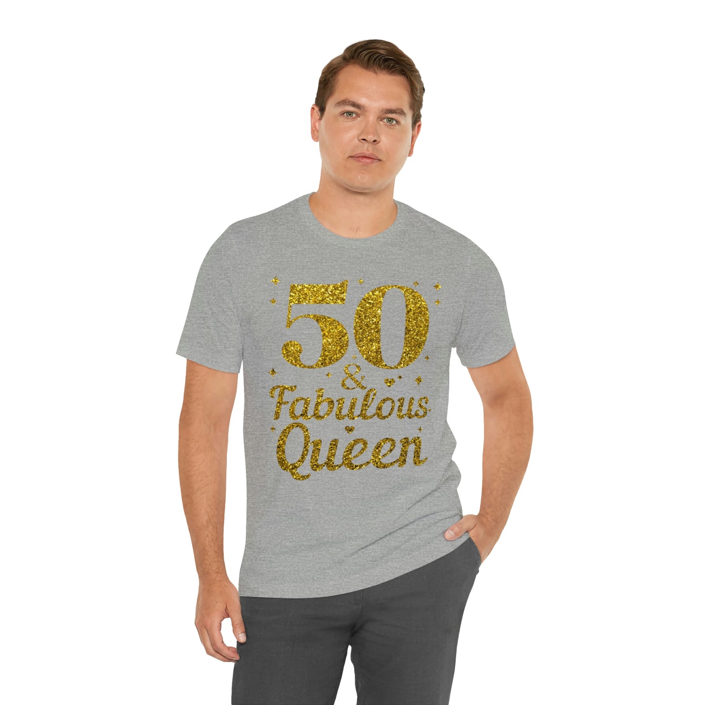 Funny 50th birthday Shirt 50 and Fabulous Queen shirt