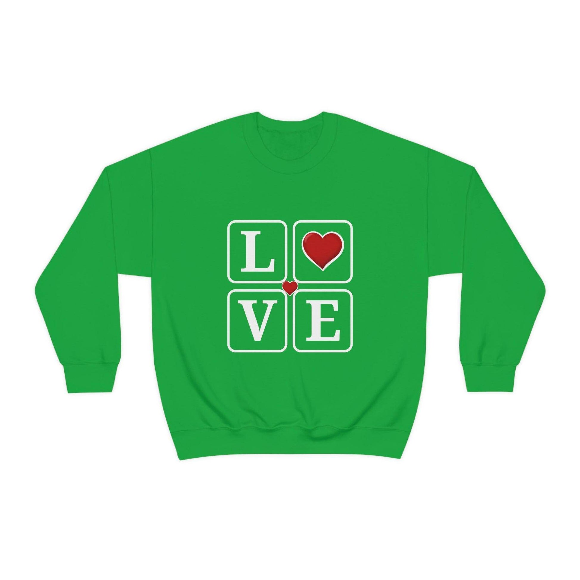 Love square Hearts Sweatshirt - Giftsmojo