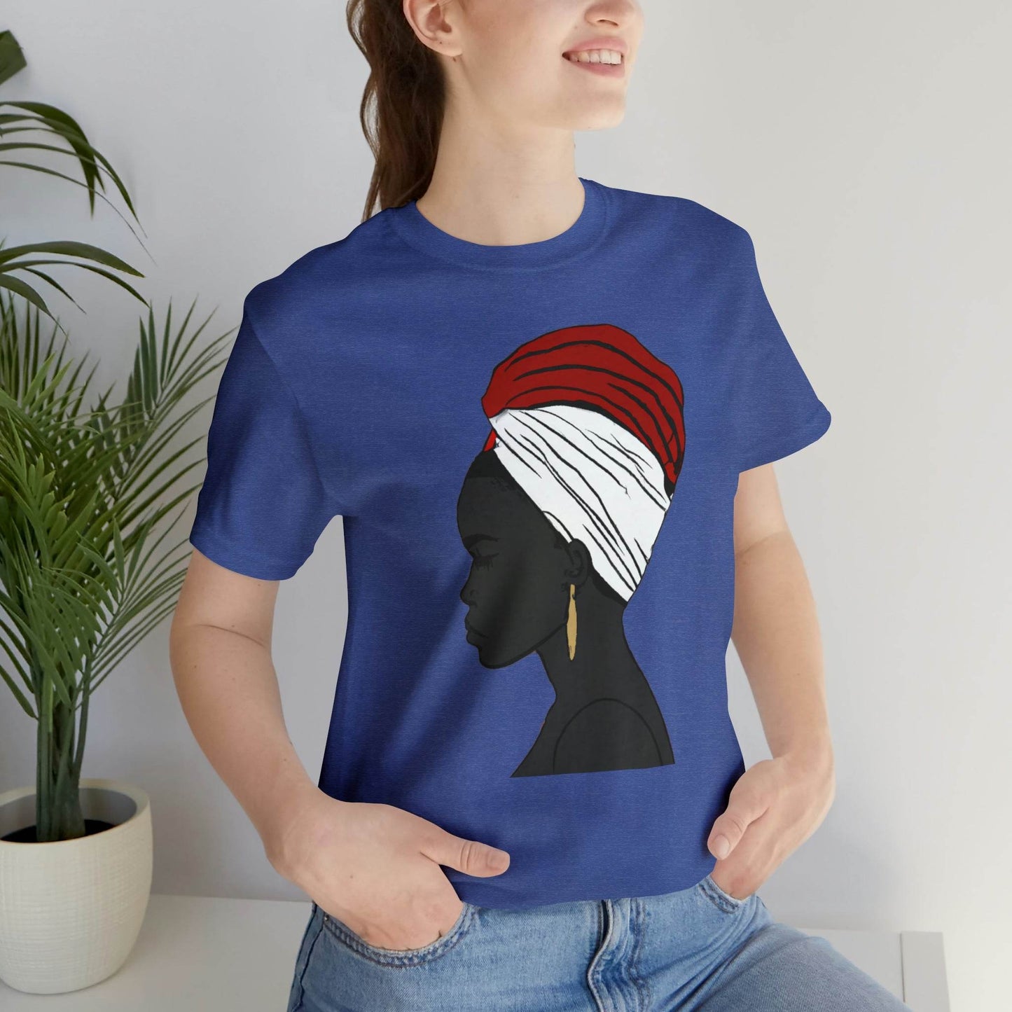African Woman Art Shirt, Black Queen Shirt - Giftsmojo