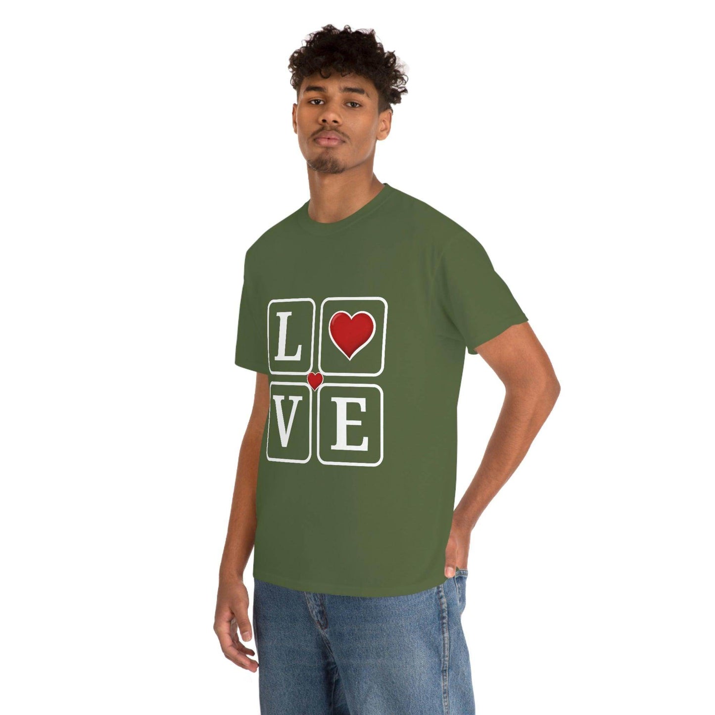 Love square Hearts Shirt, Great Gift for Valentine's day, birthday, engagement, anniversary and many more - Giftsmojo