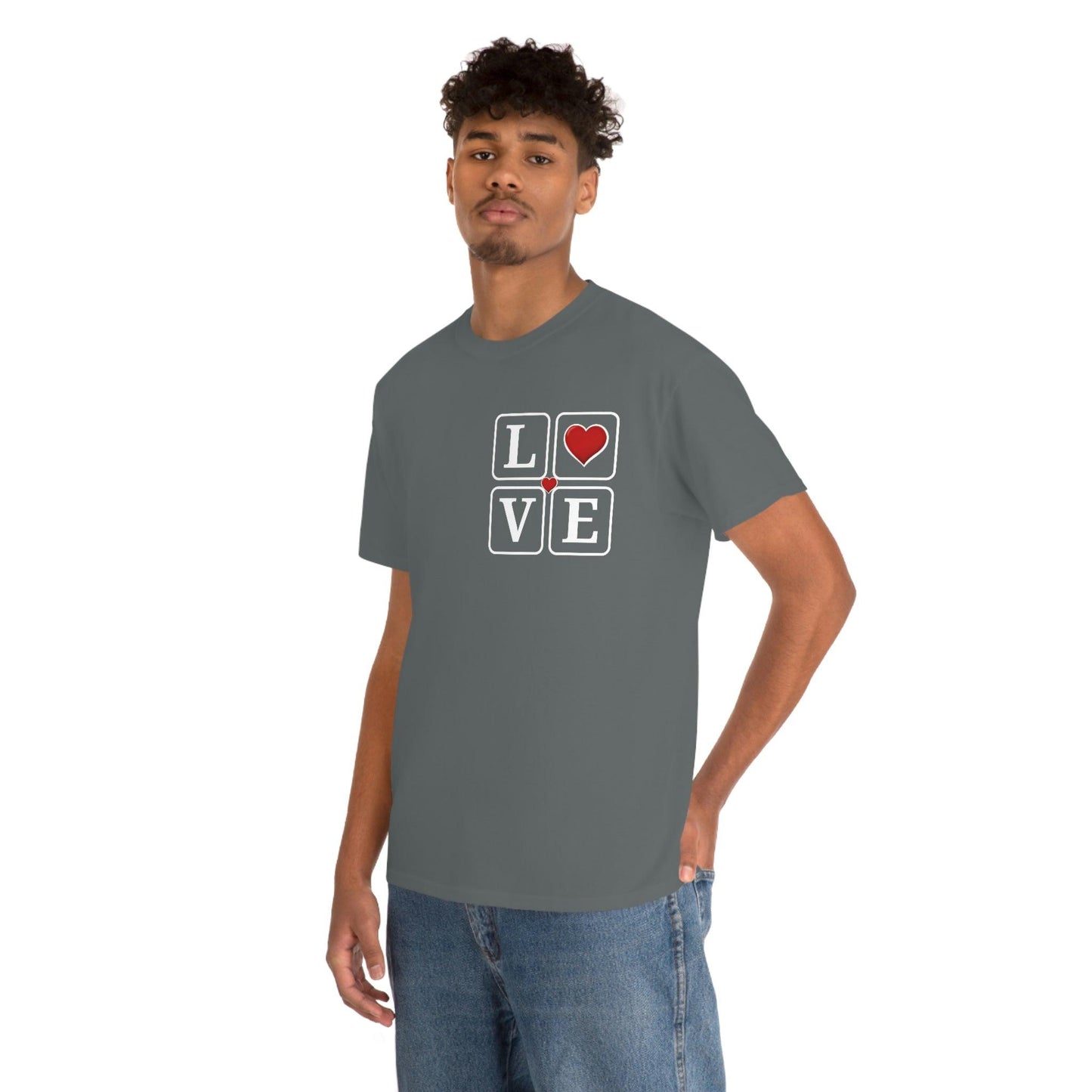 Love square Hearts T-shirt