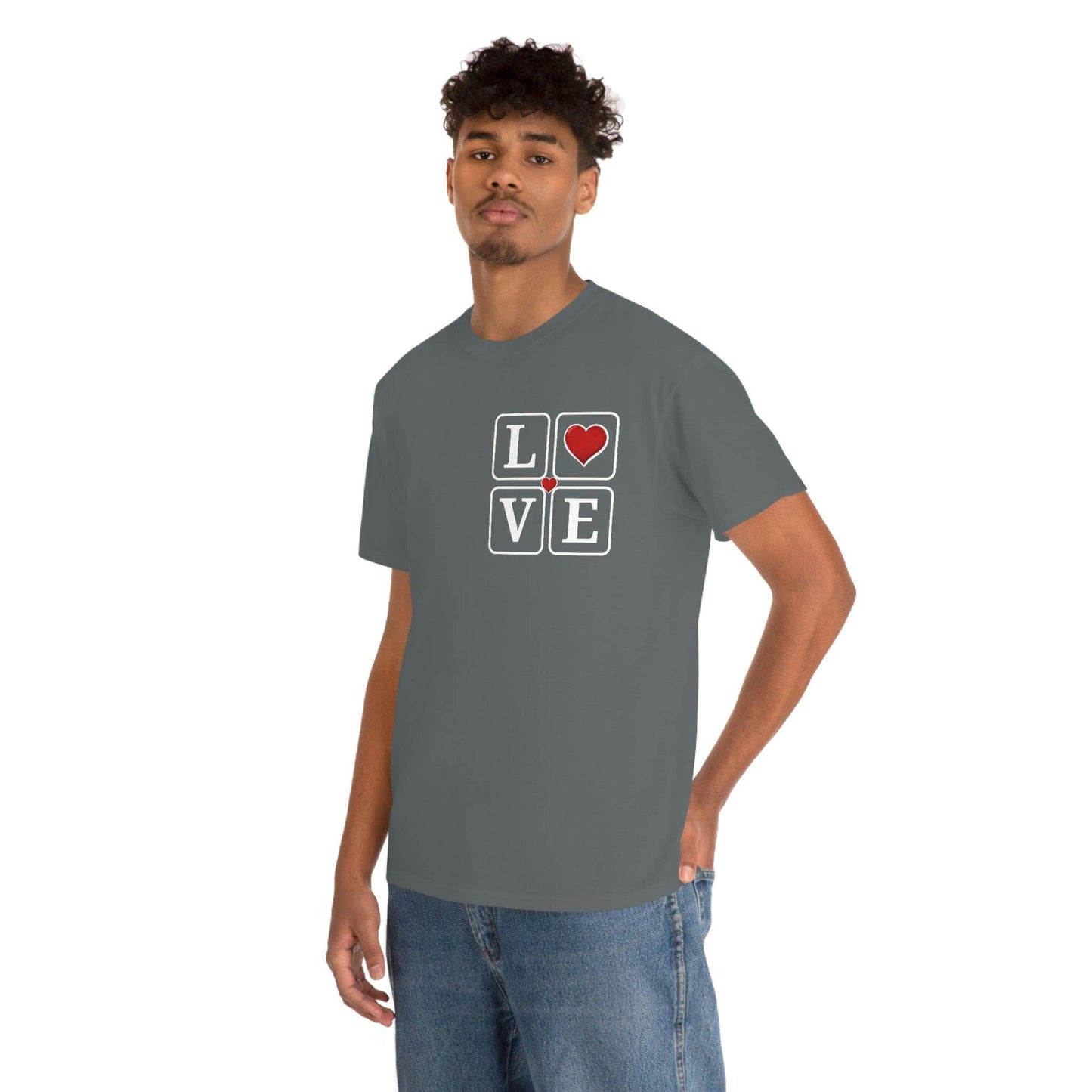Love square Hearts T-shirt - Giftsmojo